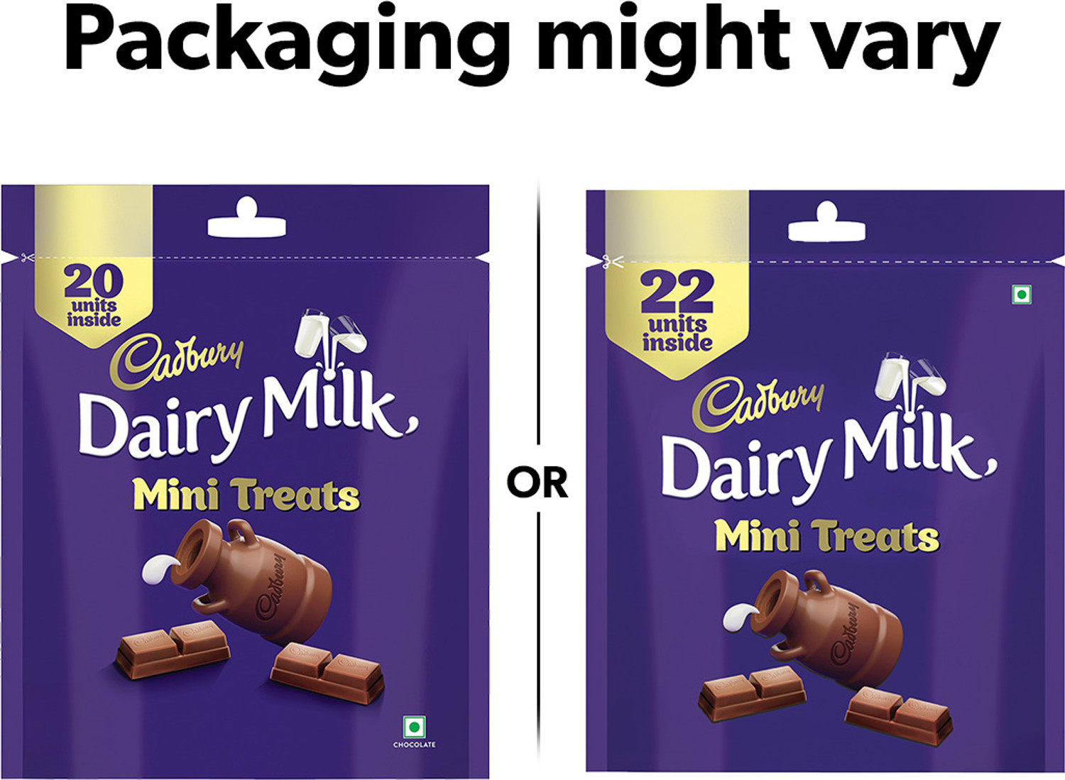 Image of Cadbury Dairy Milk Mini Treats Chocolate Bar