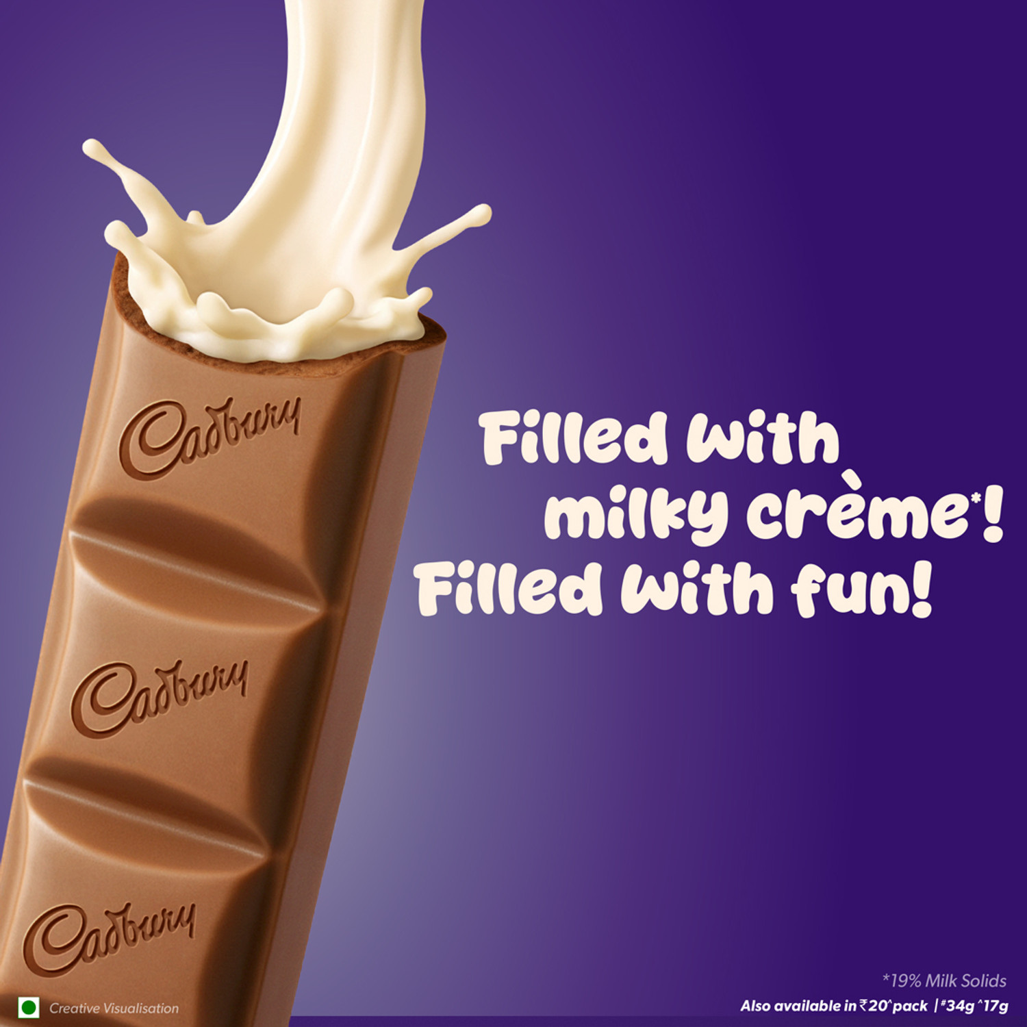 Image of Cadbury Dairy Milk Milkinis Chocolate Bar