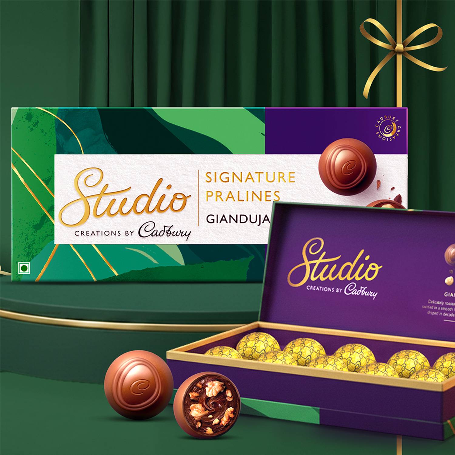 Cadbury Studio Signature Pralines Gianduja Hazelnut Chocolate Gift Pack Truffles Gift Pack