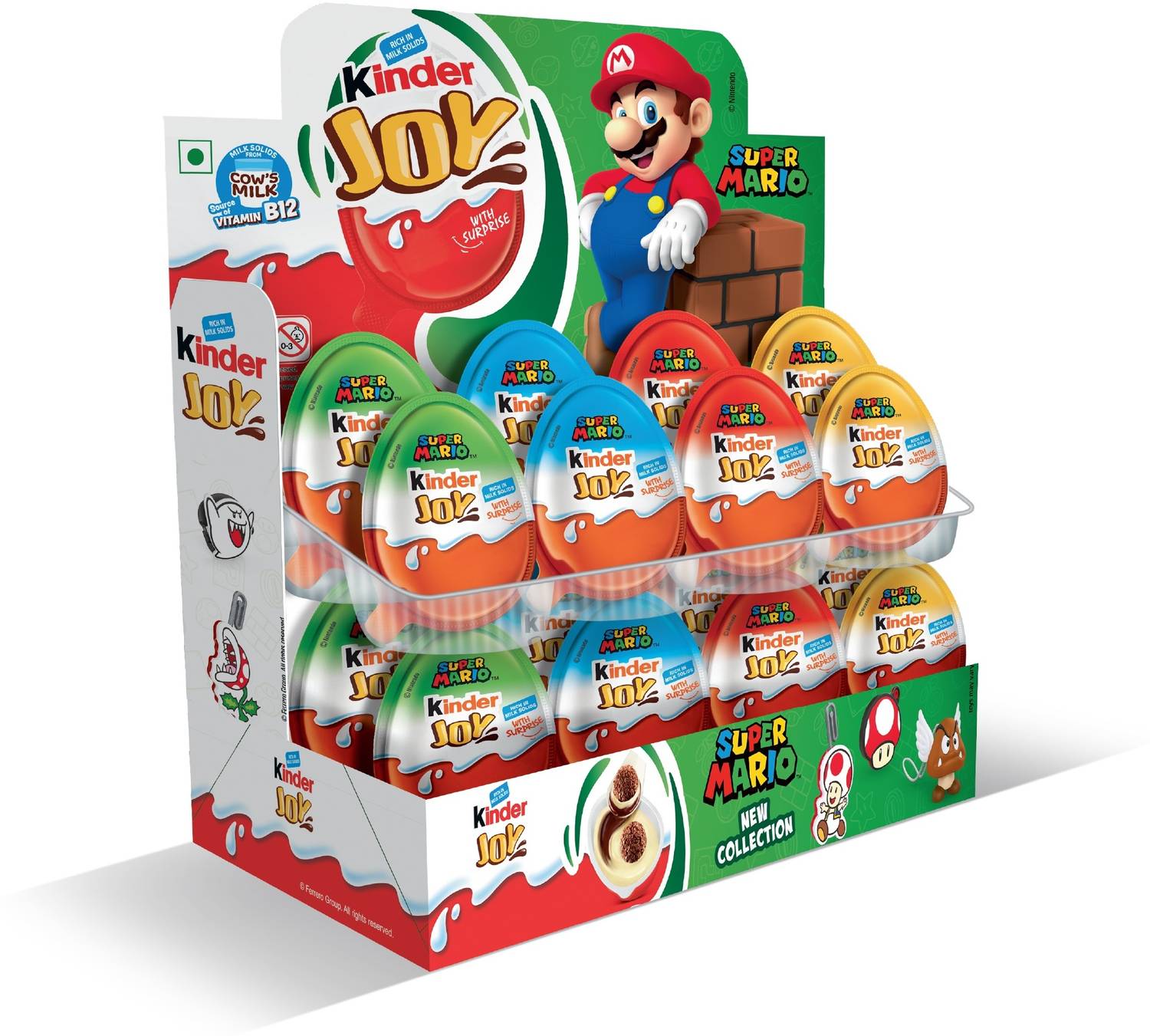 Kinder JOY Super Mario Pack Of 16 Bites (16 x 20 g)