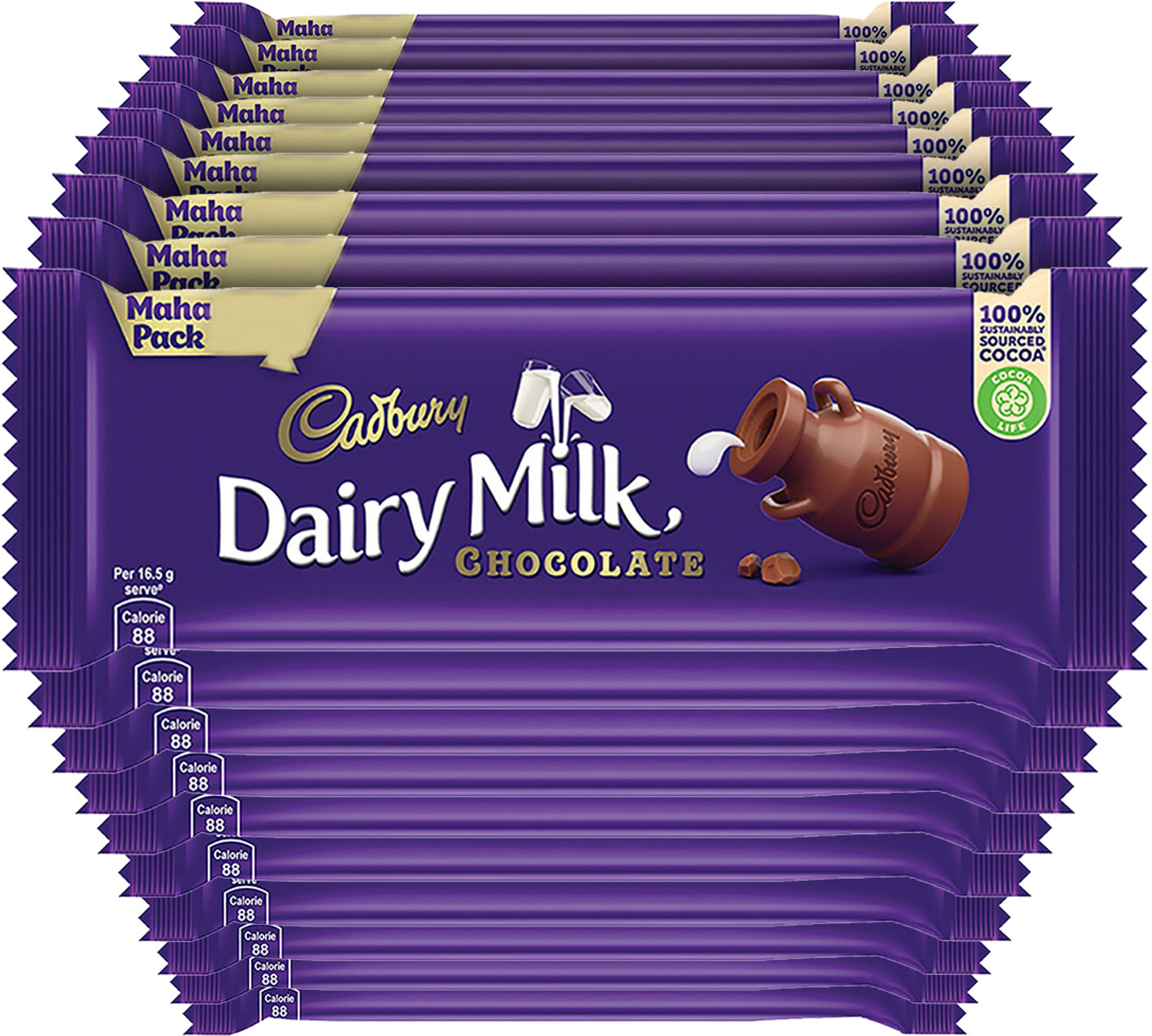 Image of Cadbury Dairy Milk Maha Pack Chocolate Bars