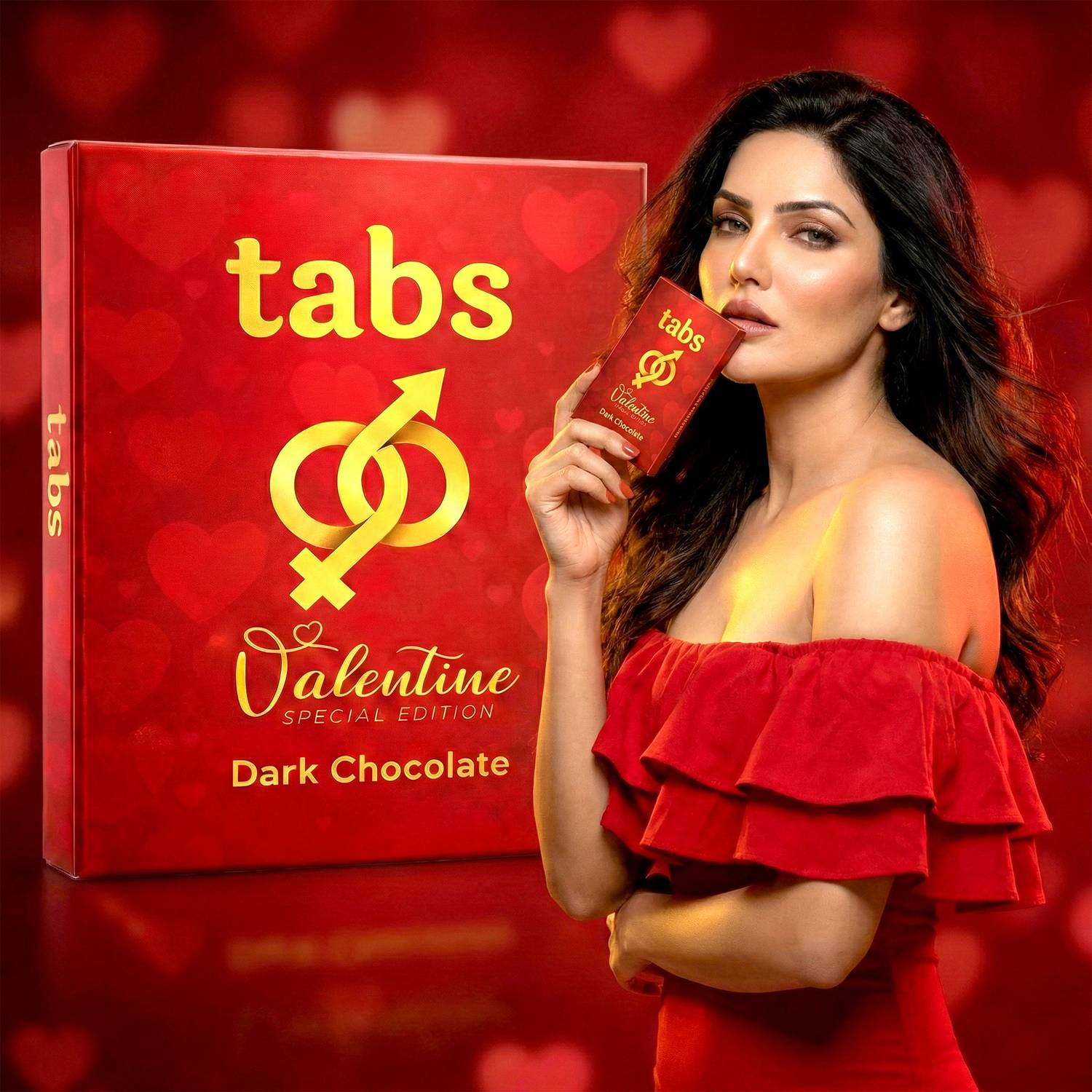 TABS Velentine Chocolate for Couples | For Men & Women Bar Gift Pack