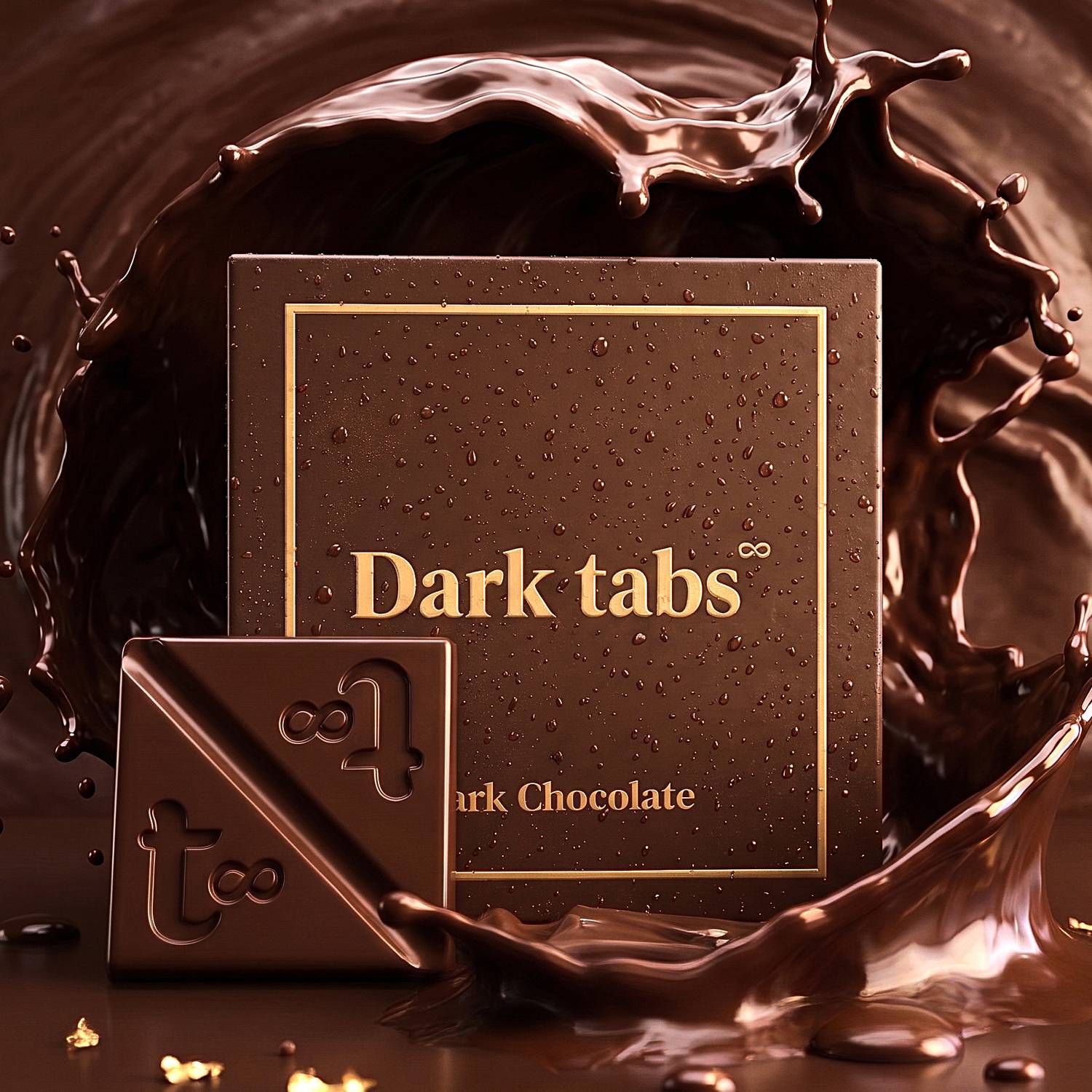 Dark Tabs Chocolate for Couples Gift Pack