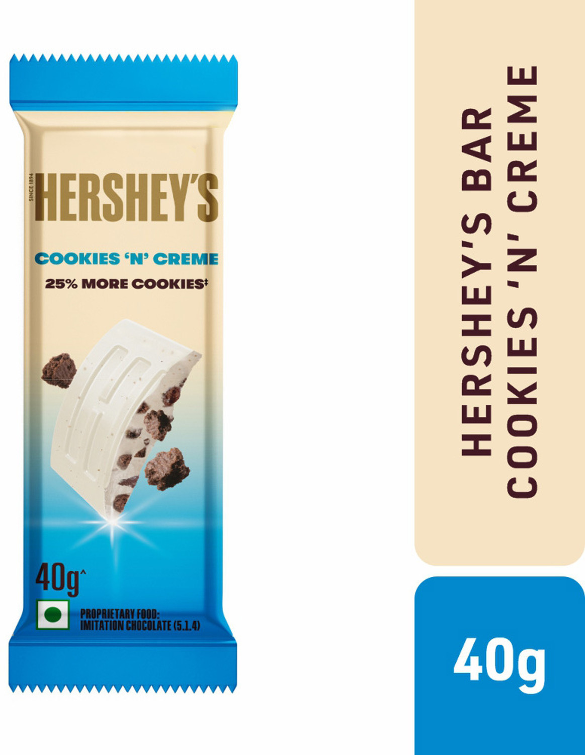 Image of HERSHEY'S Cookies 'N' Creme Bar