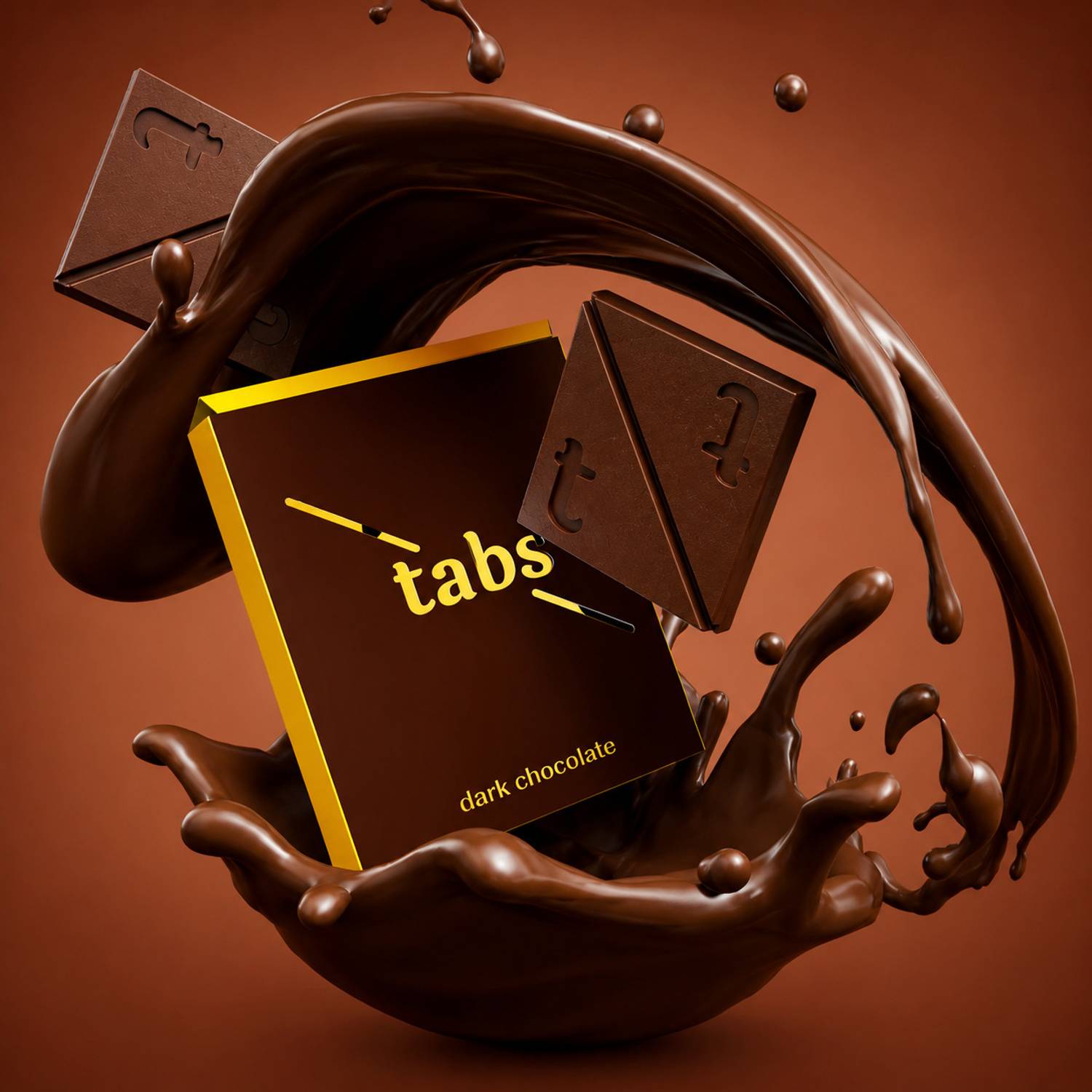 TABS Dark Chocolate for Couples Bar Gift Pack