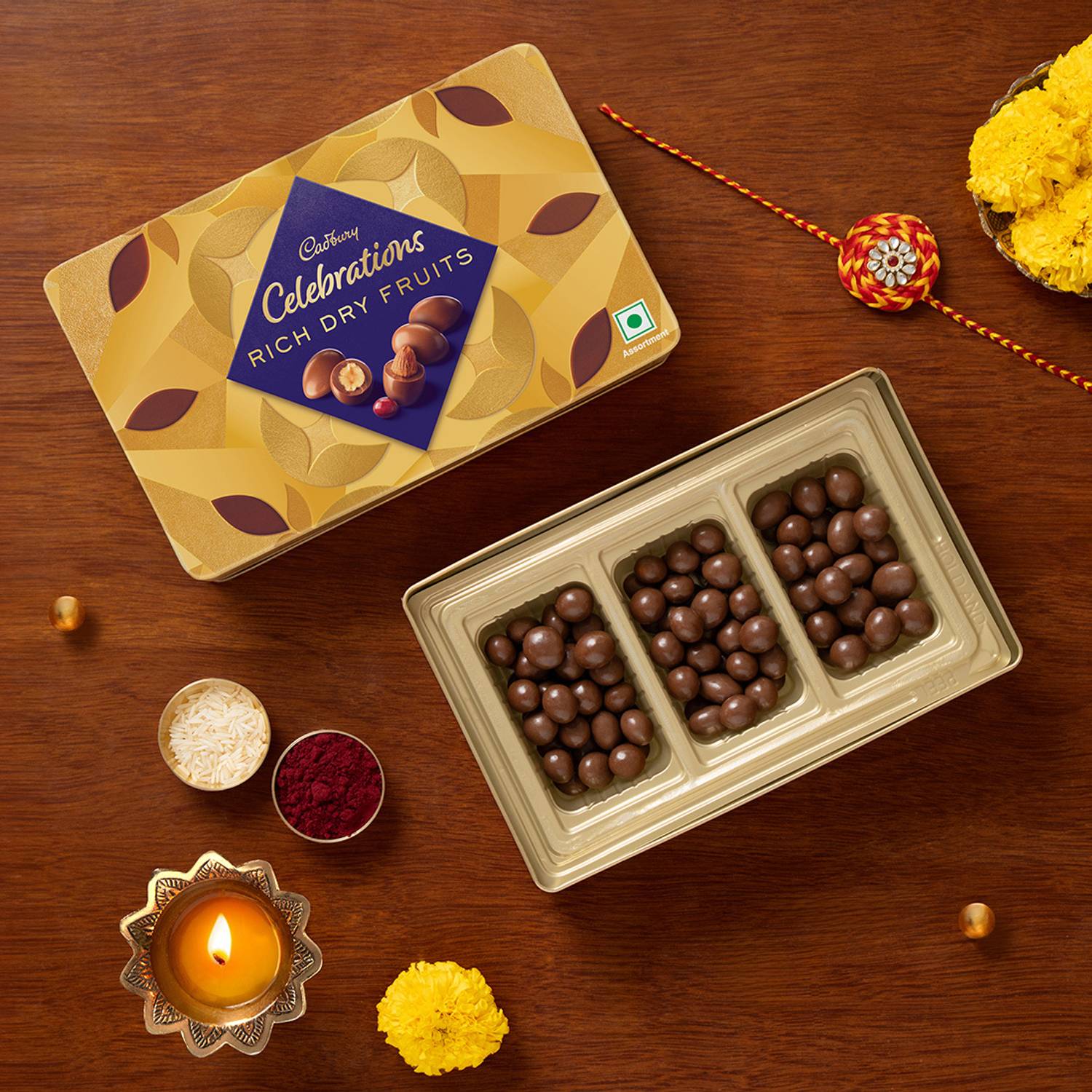 Cadbury Celebrations Rich Dry Fruit Collection Chocolate Bites Gift Pack