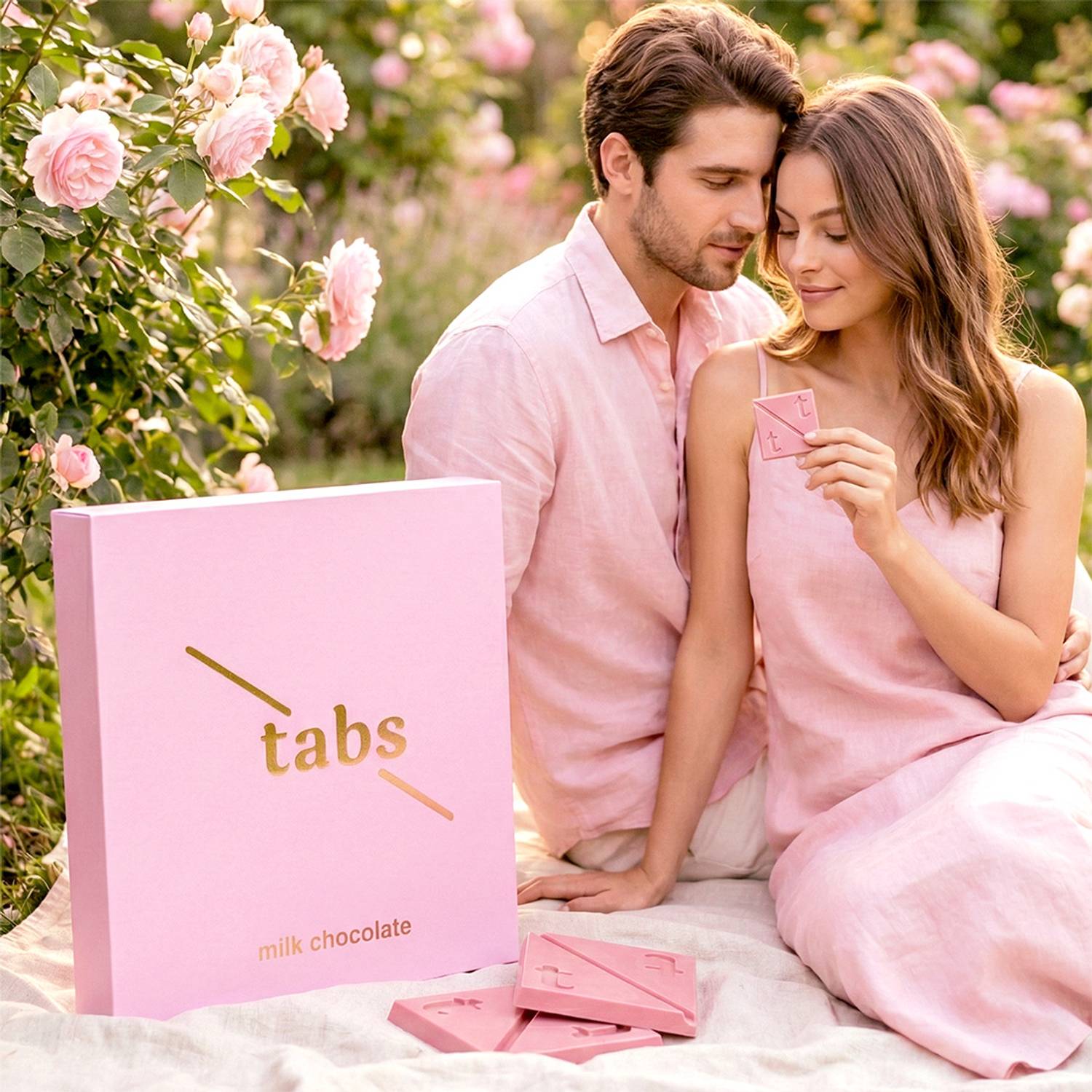 TABS Milk Chocolate for Couples | for Men & Women Bar Gift Pack