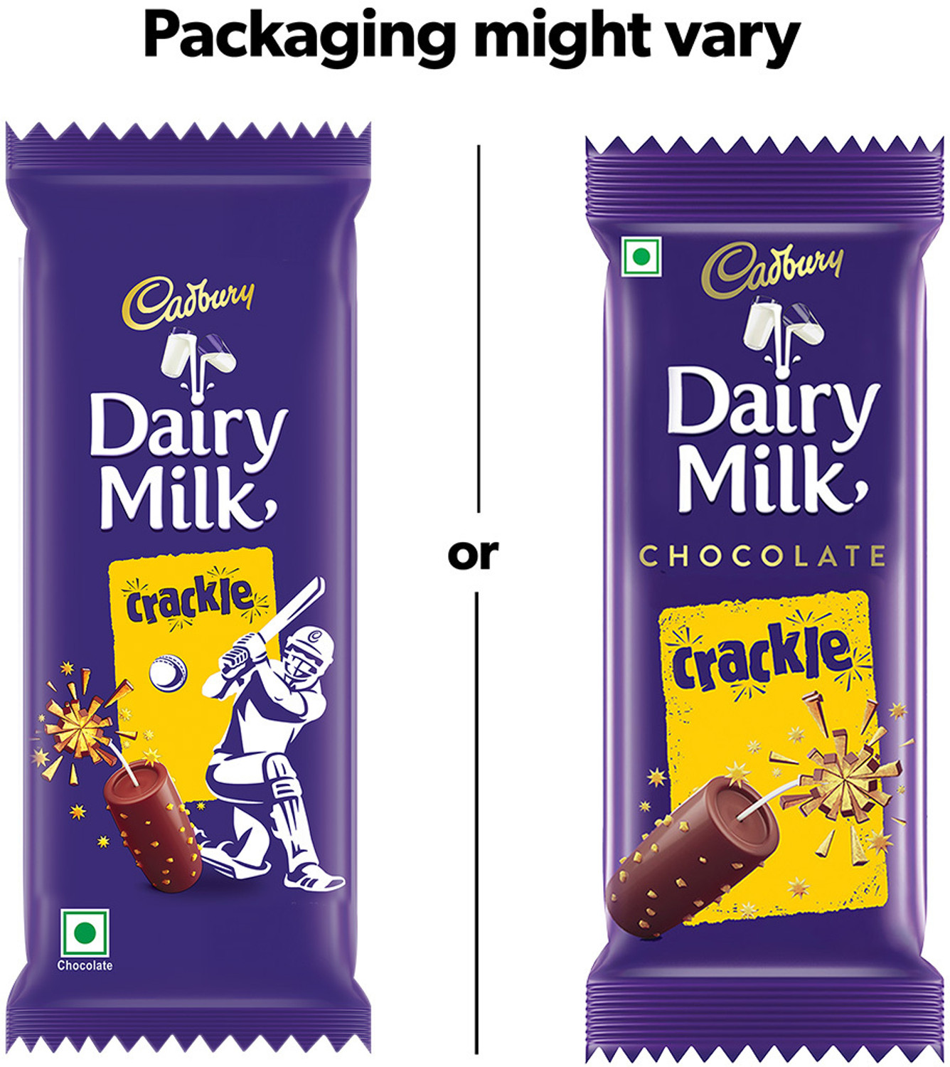 Image of Cadbury Dairy Milk Crackle Cricket Pack Chocolate Bars