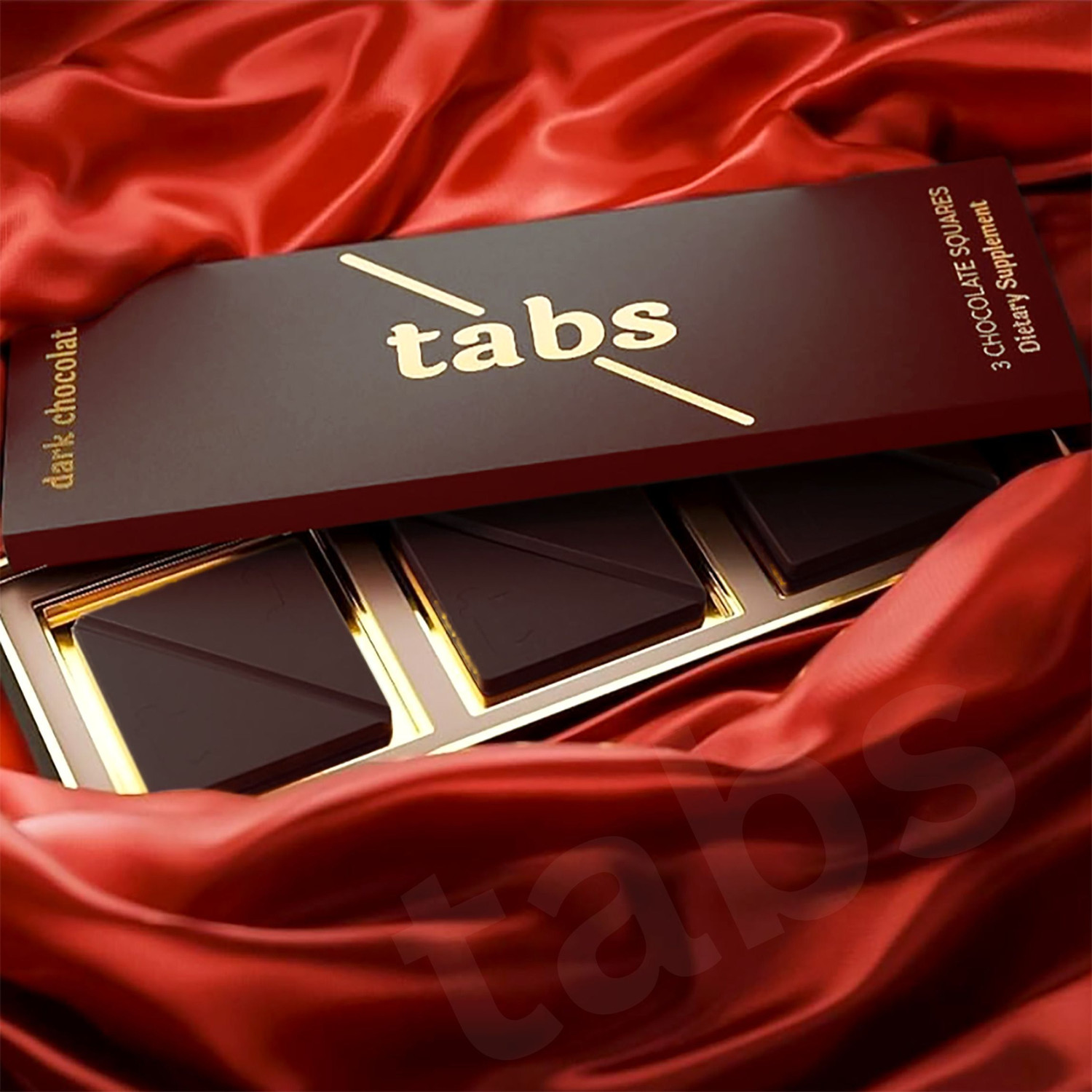 Image of TABS Dark Chocolate For Couple Best Gift Set Romance Mood Uplifting Bar Him Her Bars