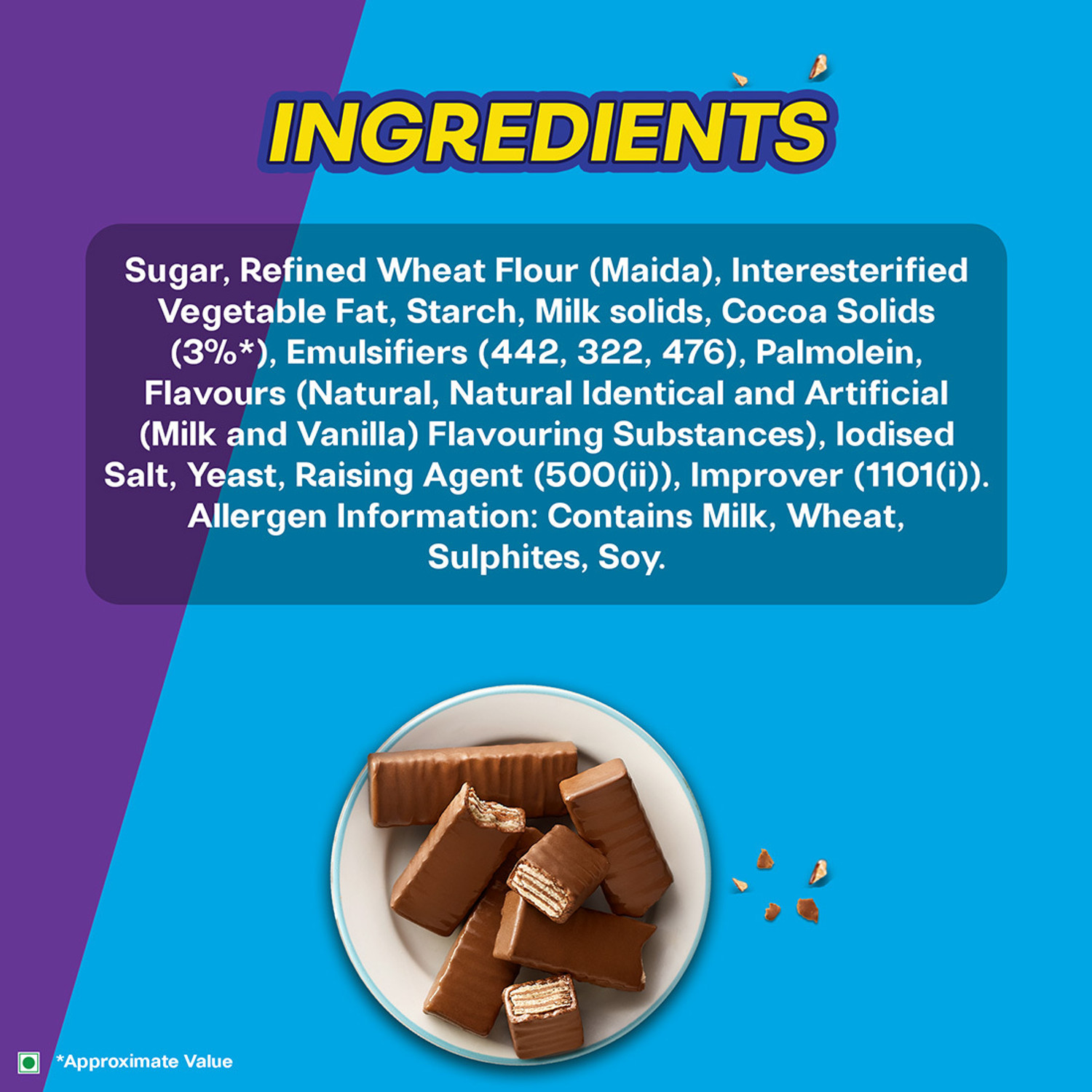 Image of Cadbury Perk Chocolate Coated Wafer Bar