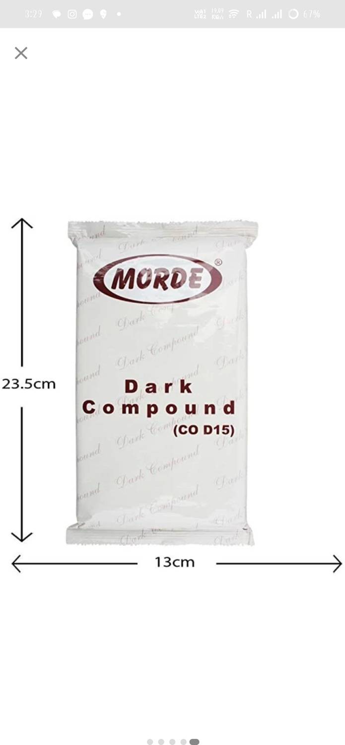 Morde Dark Compound Chocolate 500g Bar - Image 1