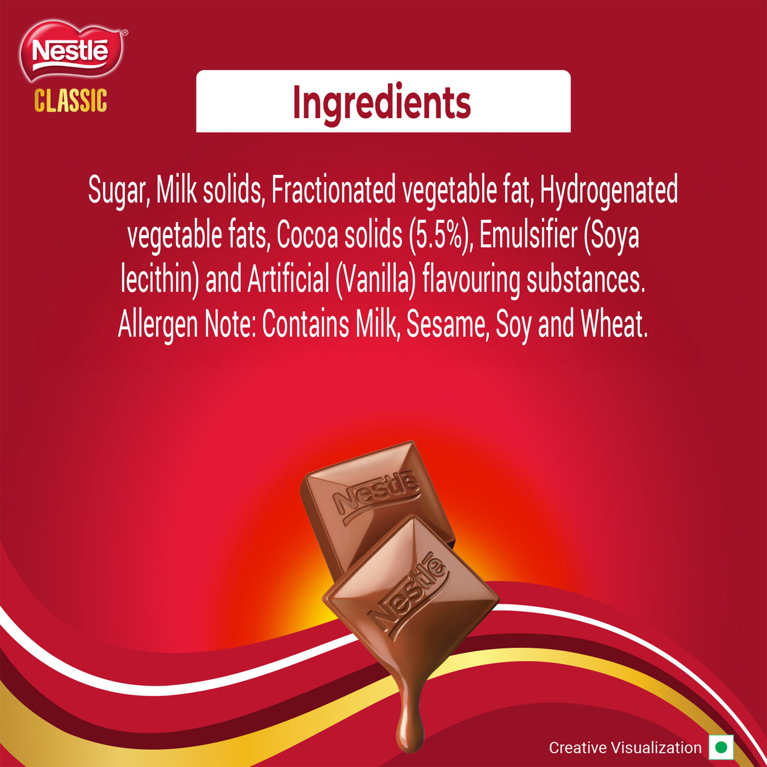 Image of NESTLE Classic Choco Chocolate Bar