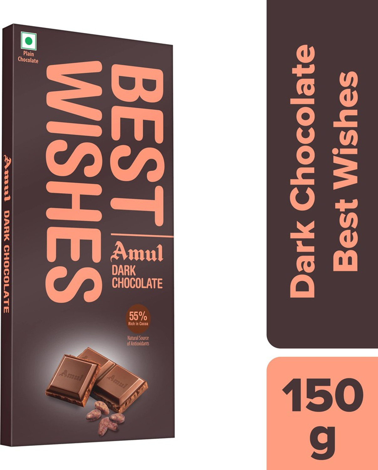 Image of Amul Best Wishes Dark Chocolate Bar