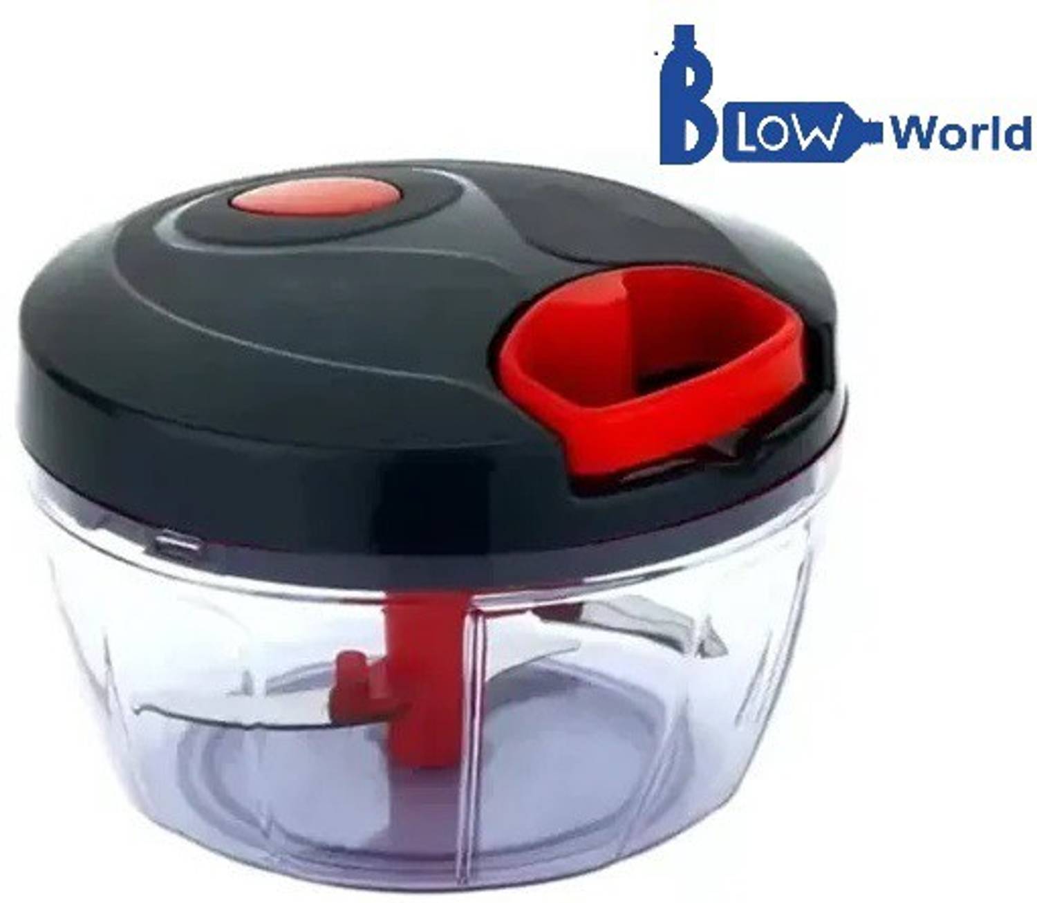 BLOWWORLD by BLOW WORLD™ PREMIUM HIGH QUALITY, 550ML,HANDY CHOPPER,3 SHARP S.S BLADE Vegetable & Fruit Chopper
