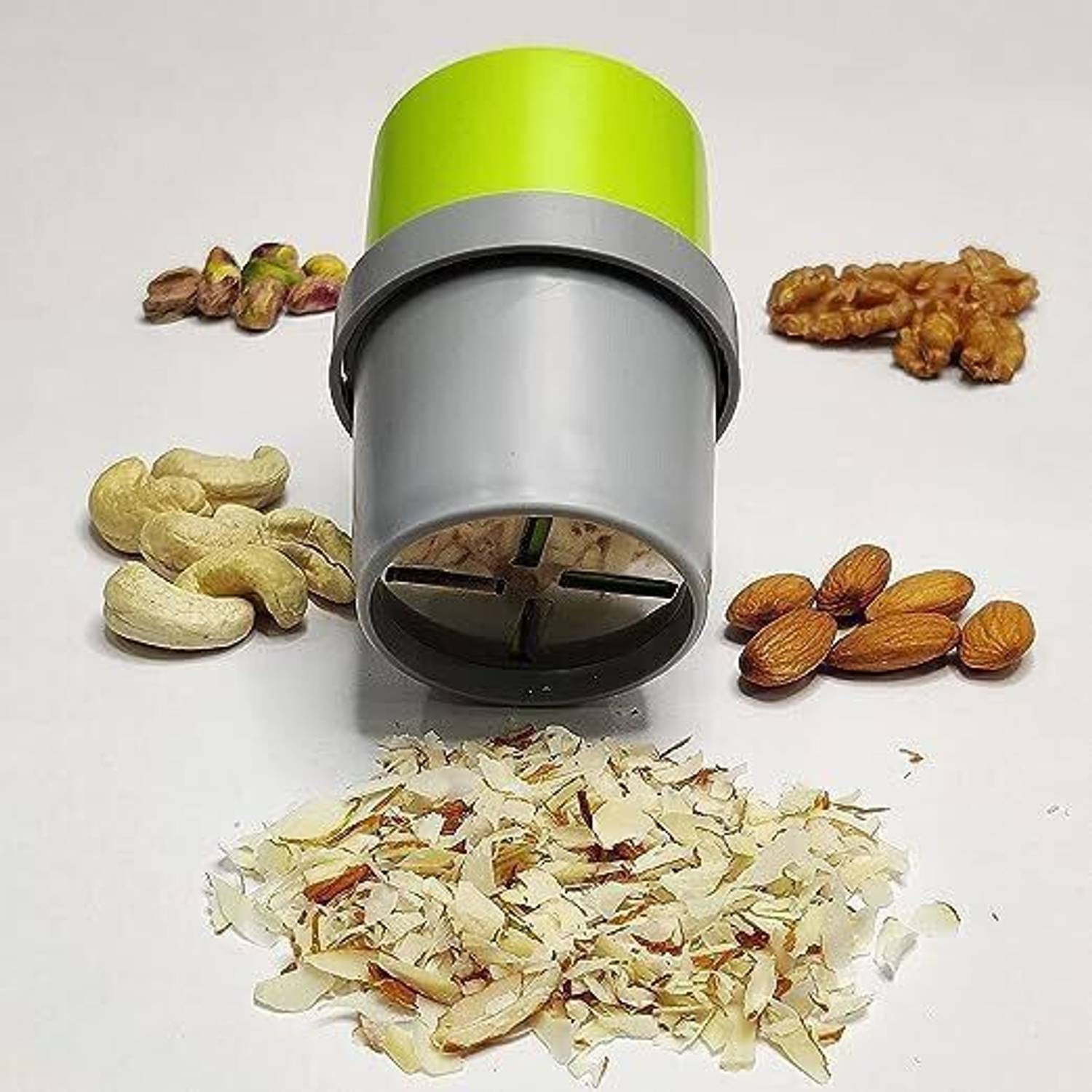 anjil by green Dry Fruit Cutter Slicer Grinder Dryfruit Grater for Cashew Nut Hazelnut Almond Fruit Slicer