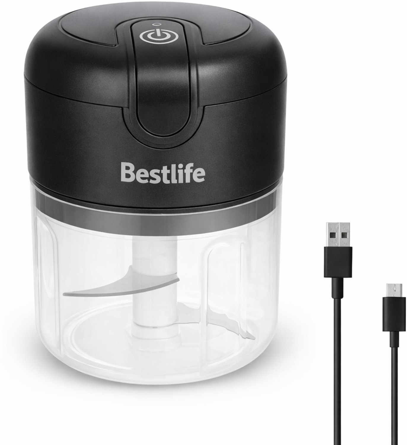 Image of Bestlife 250ml Rechargeable Mini Electric Chopper for Daily Kitchen Use Electric Vegetable & Fruit Chopper