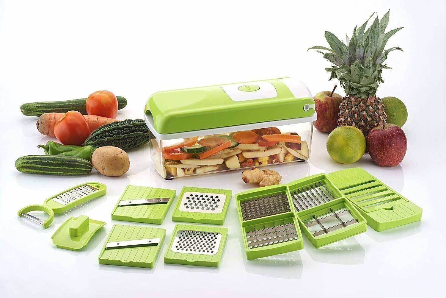 Ganesh 14 in one Quick Dicer Vegetable & Fruit Grater & Slicer