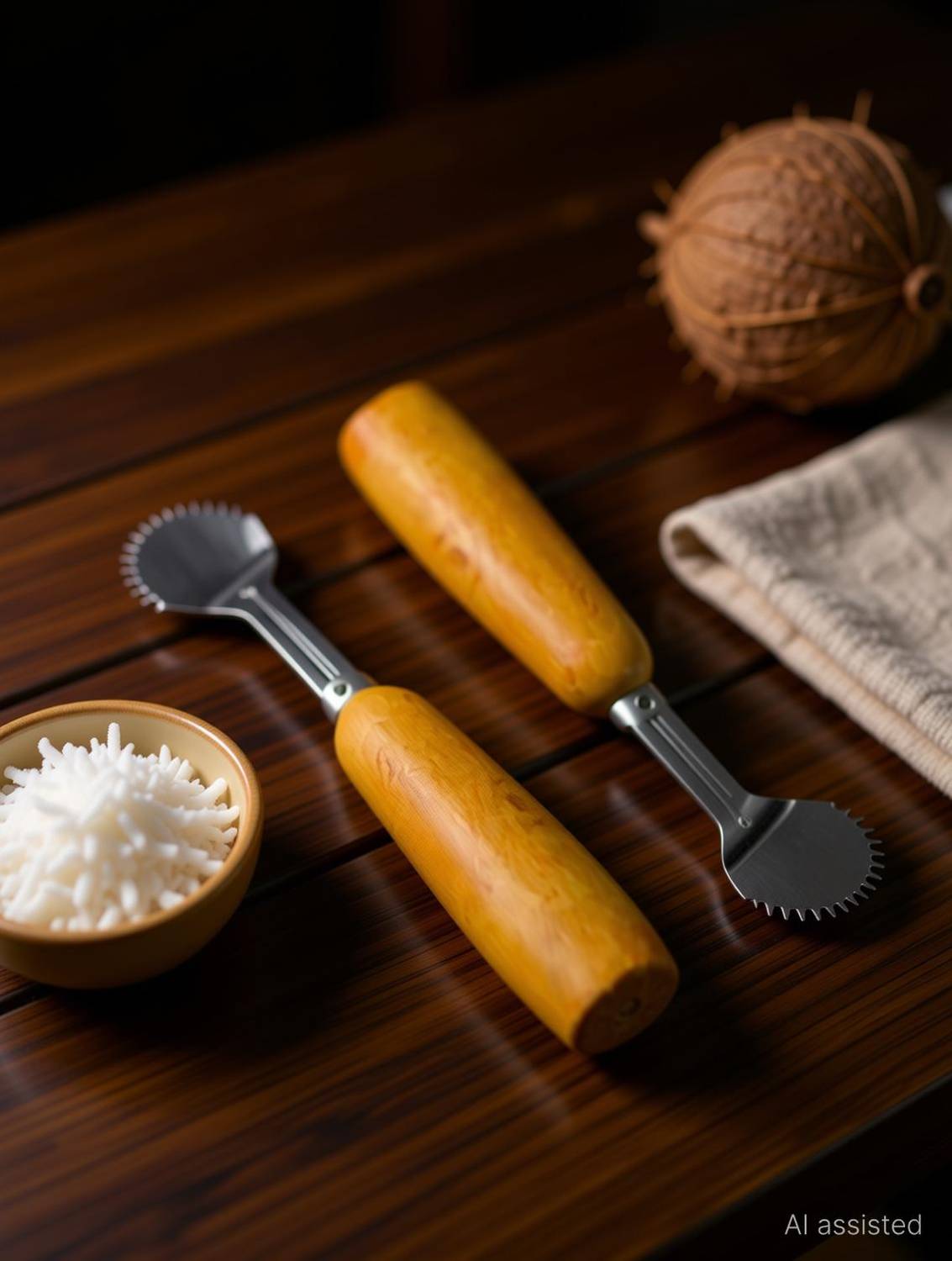 AGROMARK Handheld Coconut Scrapper (coconut chopper / scraper /grater) [pack of: 2] Coconut Scraper