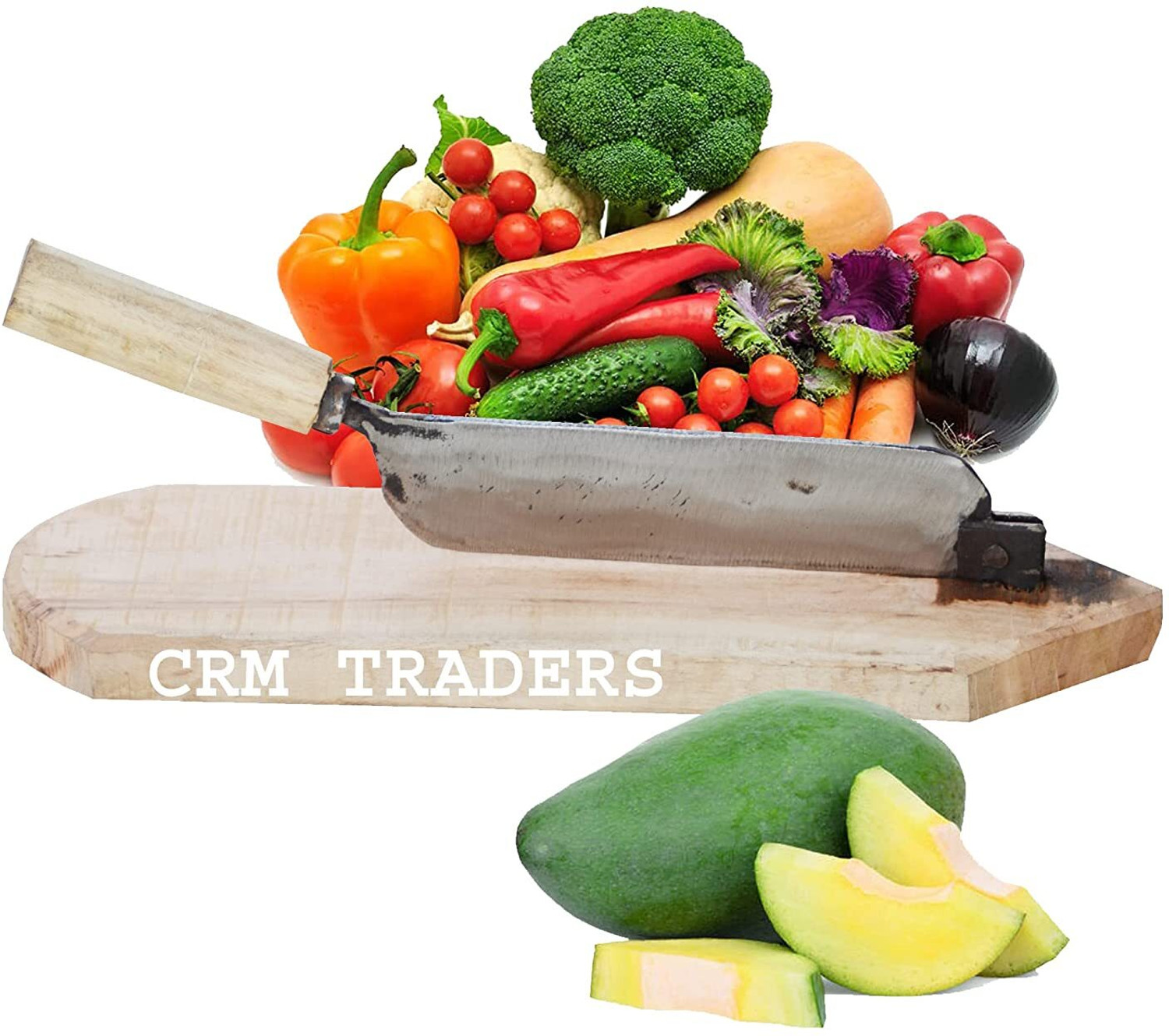 Image of CRM TRADERS by CRM TRADERS Handmade Raw Mango Cutter Vegetable & Fruit Chopper