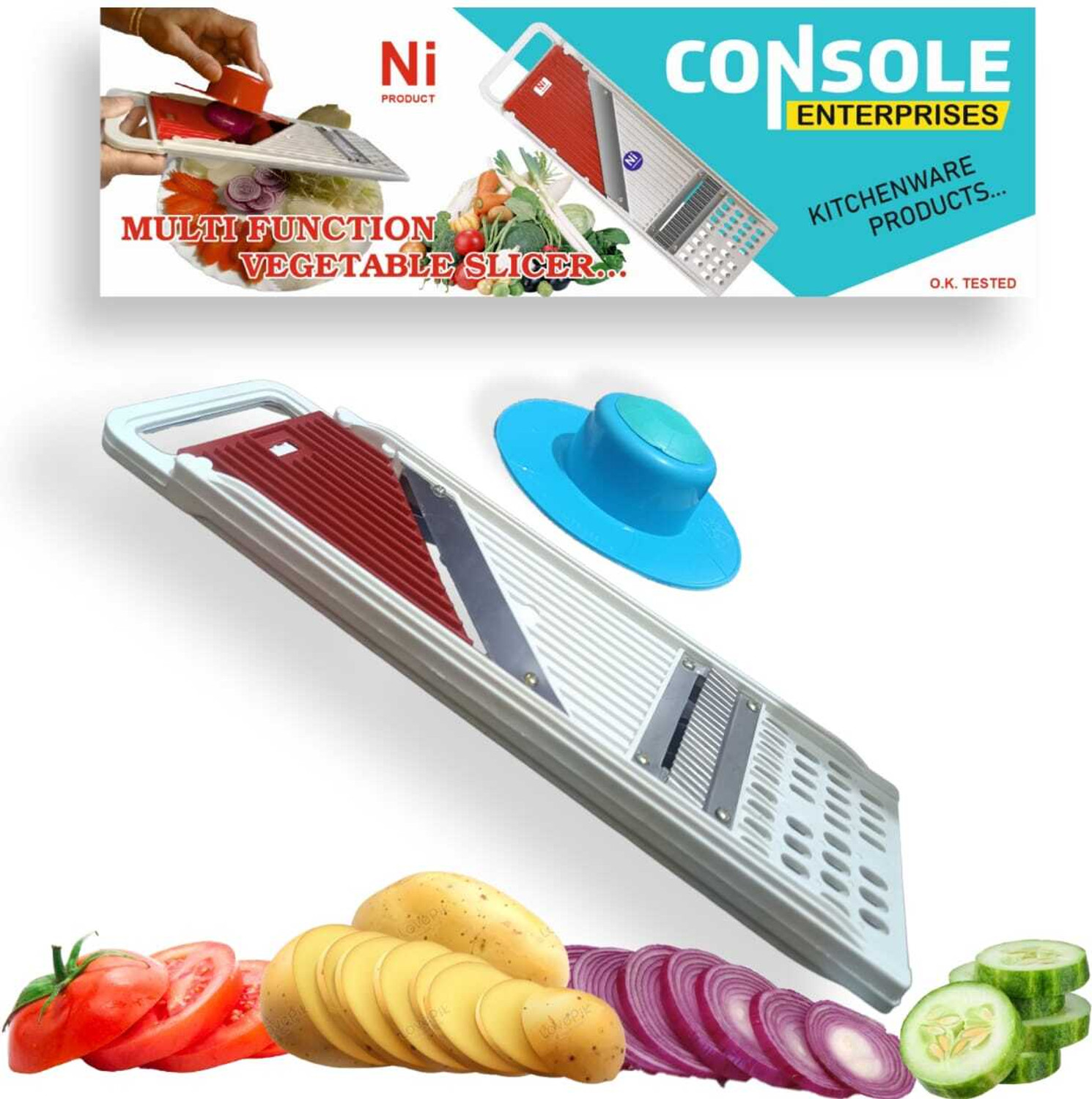 Image of Ni product Multi Slicer Vegetable & Fruit Slicer (1 ( Multi Slicer))