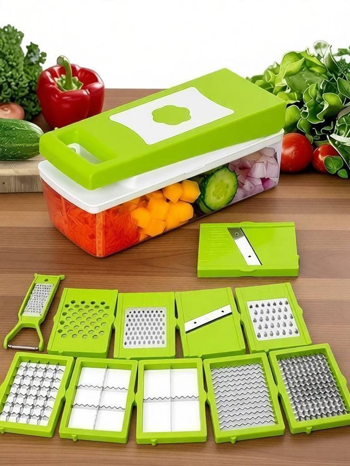 ANJIL 12 in 1 Vegetable and Fruit Chopper - Image 4