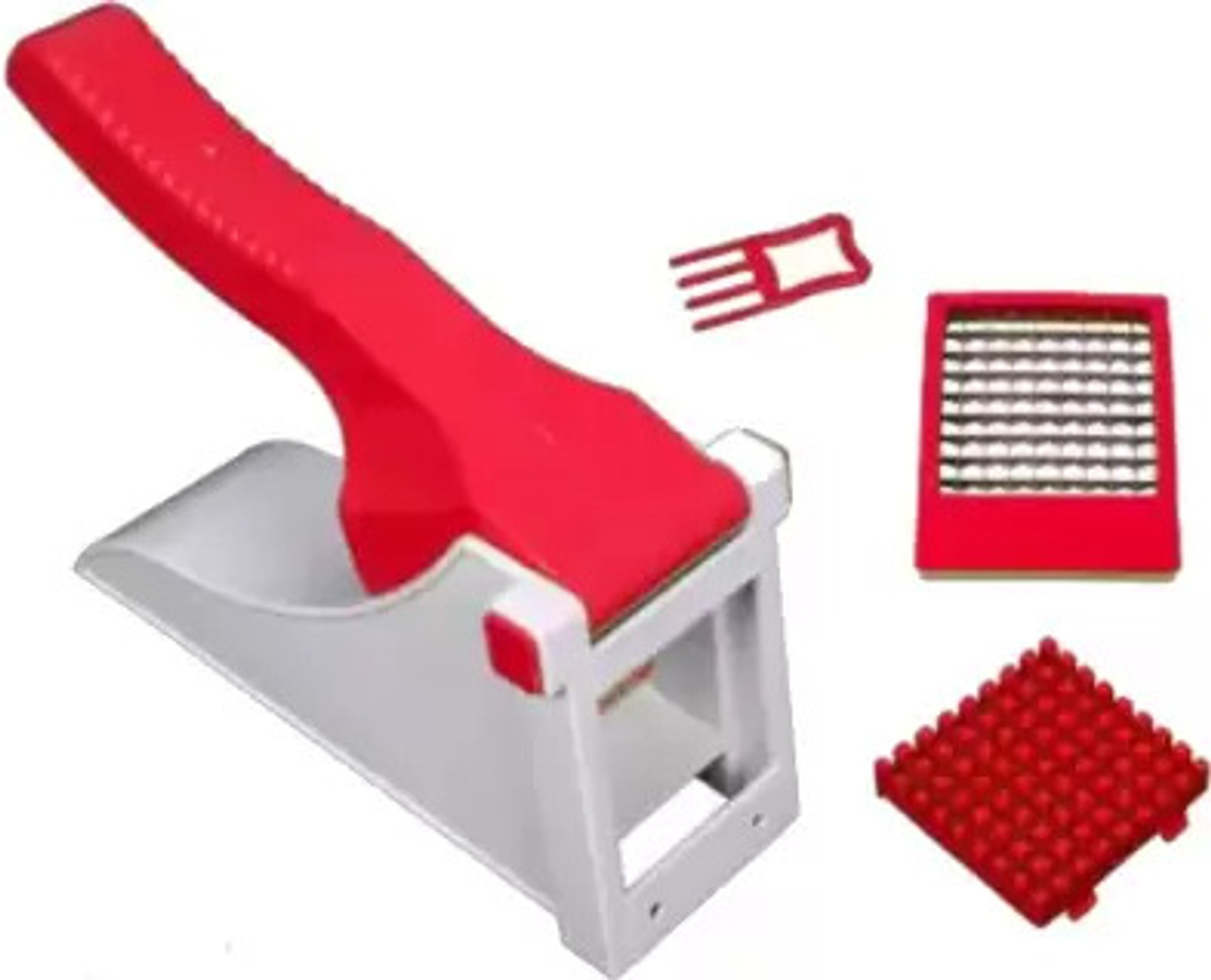 Image of Mohit Plastic Potato Chipser | French Fries Chips Maker Machine | Snacks Cutter /Chipser Vegetable & Fruit Chopper
