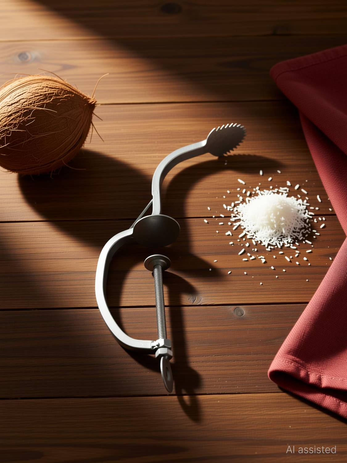 AGROMARK Steel Coconut Scraper/Grater/Chopper Coconut Grater