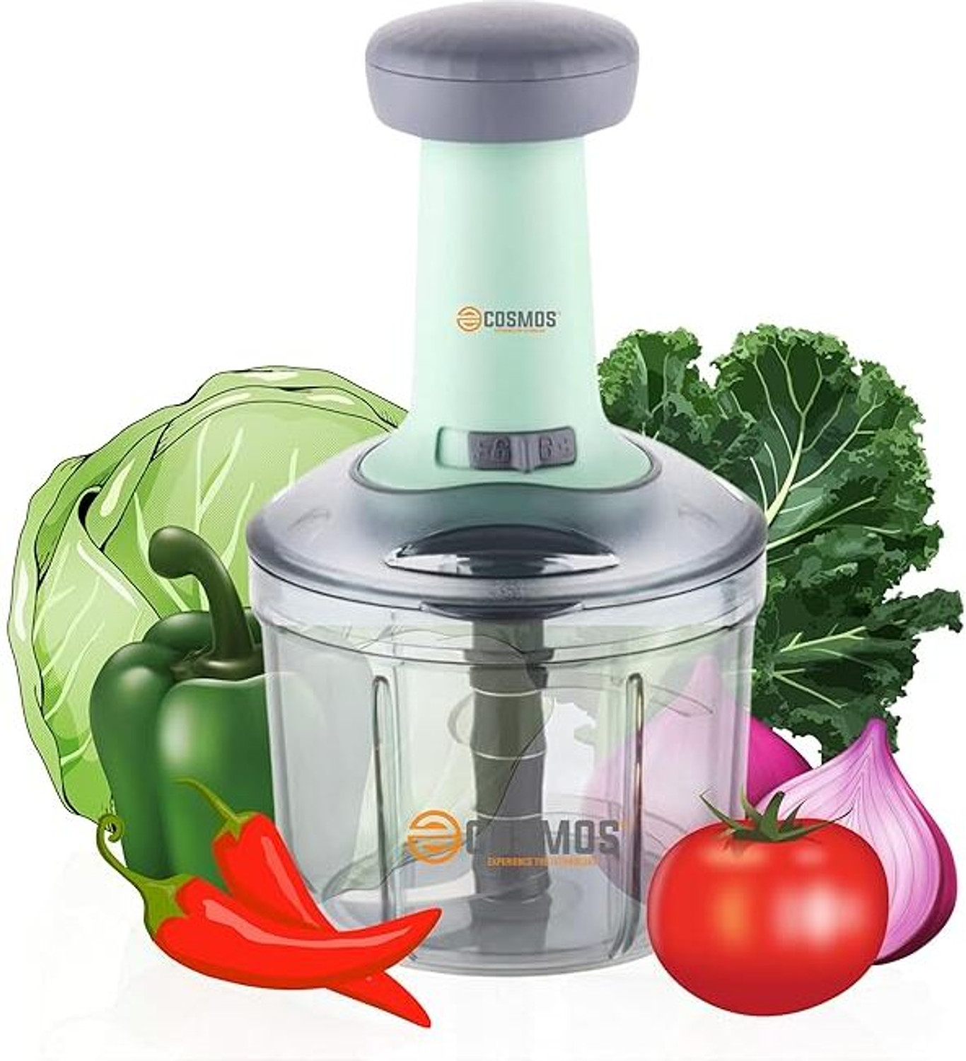 Image of SONORO KATE PUSH CHOPPER Electric Vegetable & Fruit Chopper (1 Chopper)