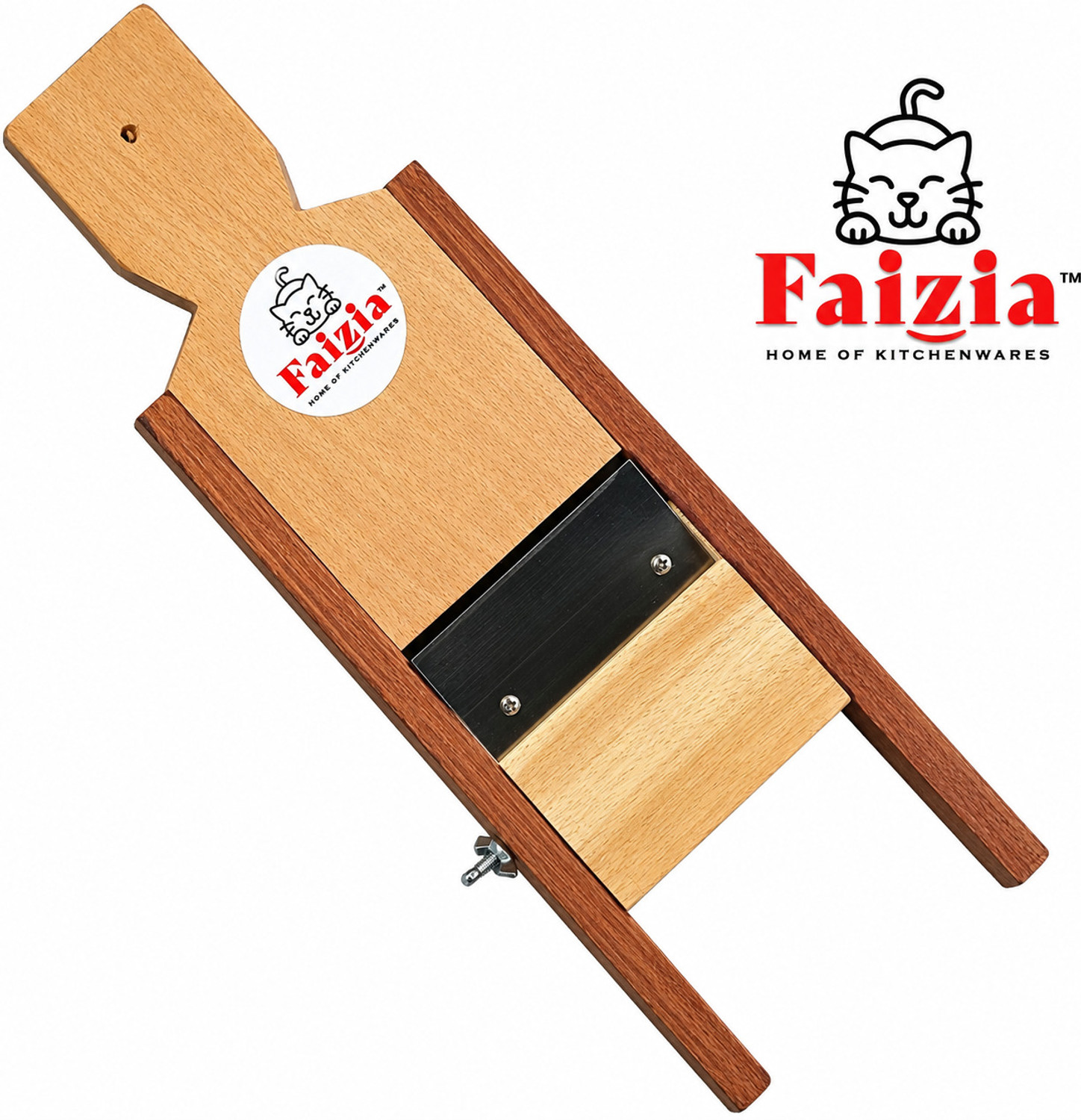 Image of faizia Madurai Famous Wooden Vegetable Slicer Multifunctional Banana Potato Chips Banana Grater & Slicer