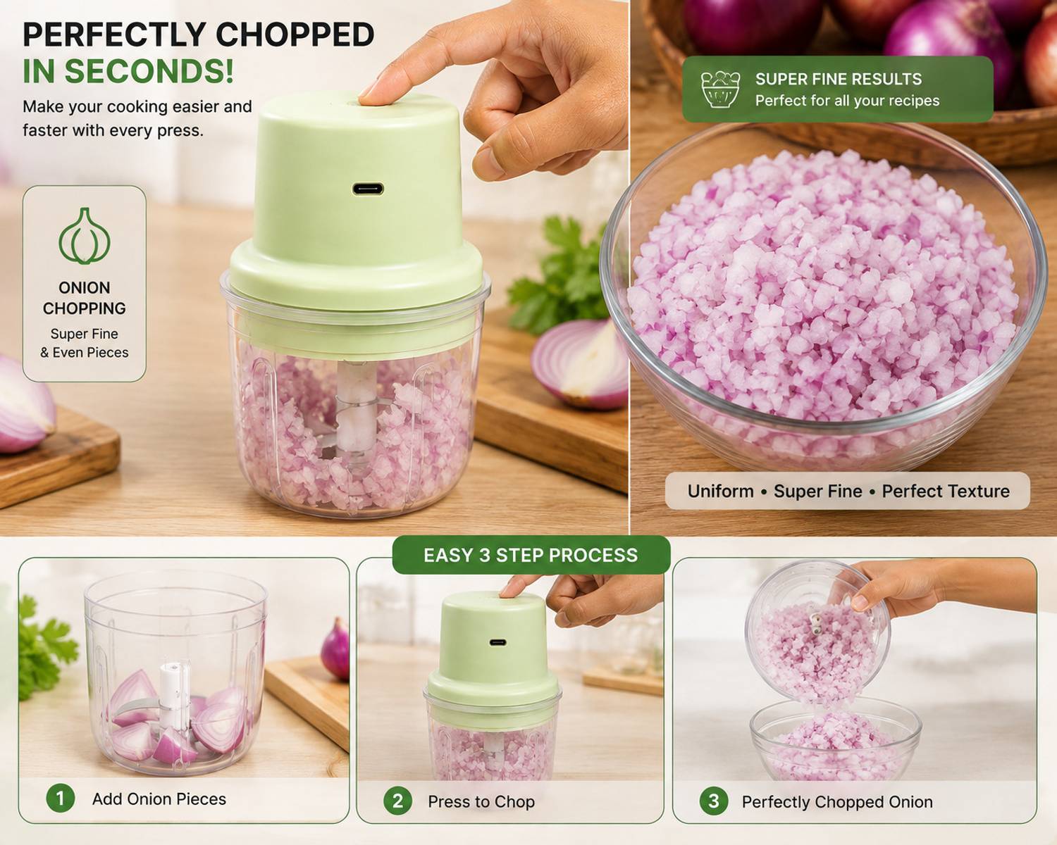 Manglaw Trader Hub Electric Vegetable Chopper - Image 4