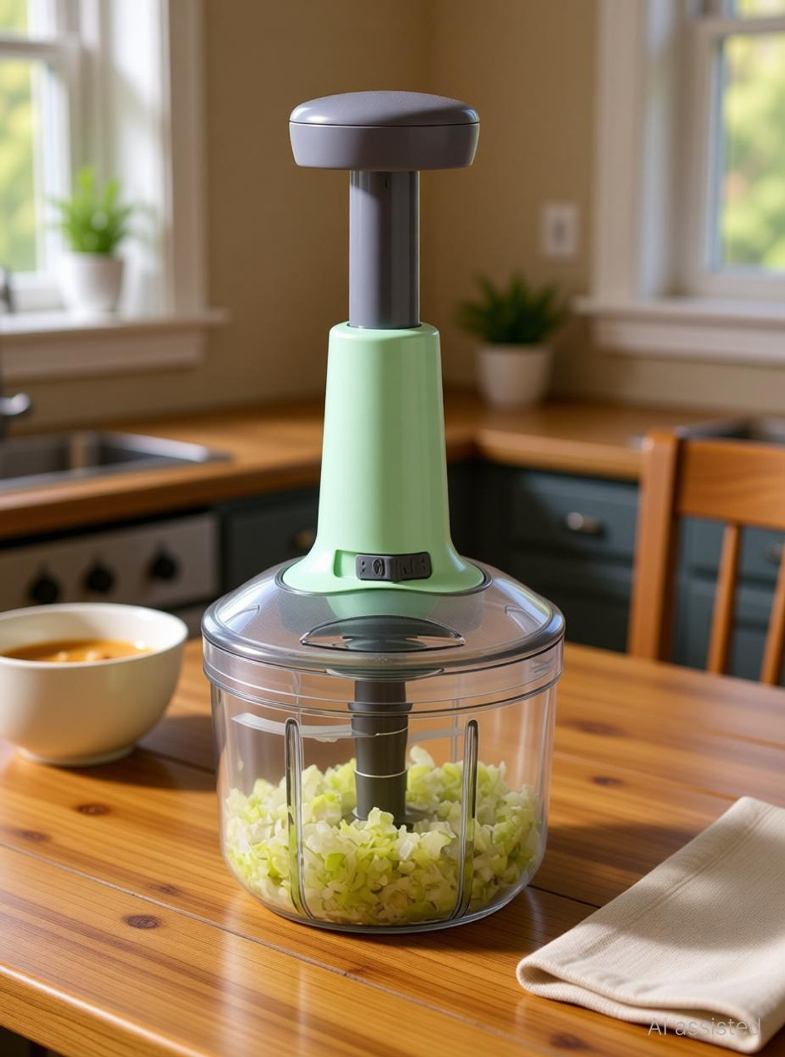 Image of KHODAL ENTERPRISE by kitchenware Push Chopper 650 ML Vegetable & Fruit Chopper