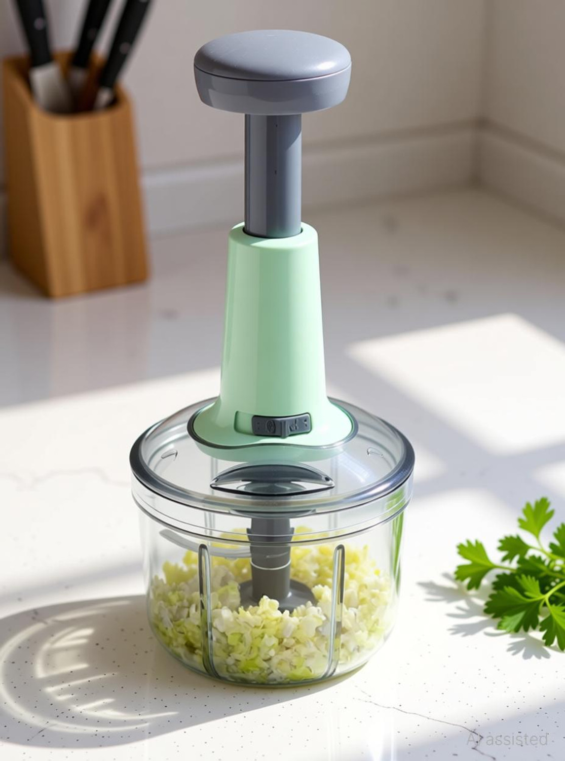 Image of KHODAL ENTERPRISE by kitchenware Push Chopper 650 ML Vegetable & Fruit Chopper