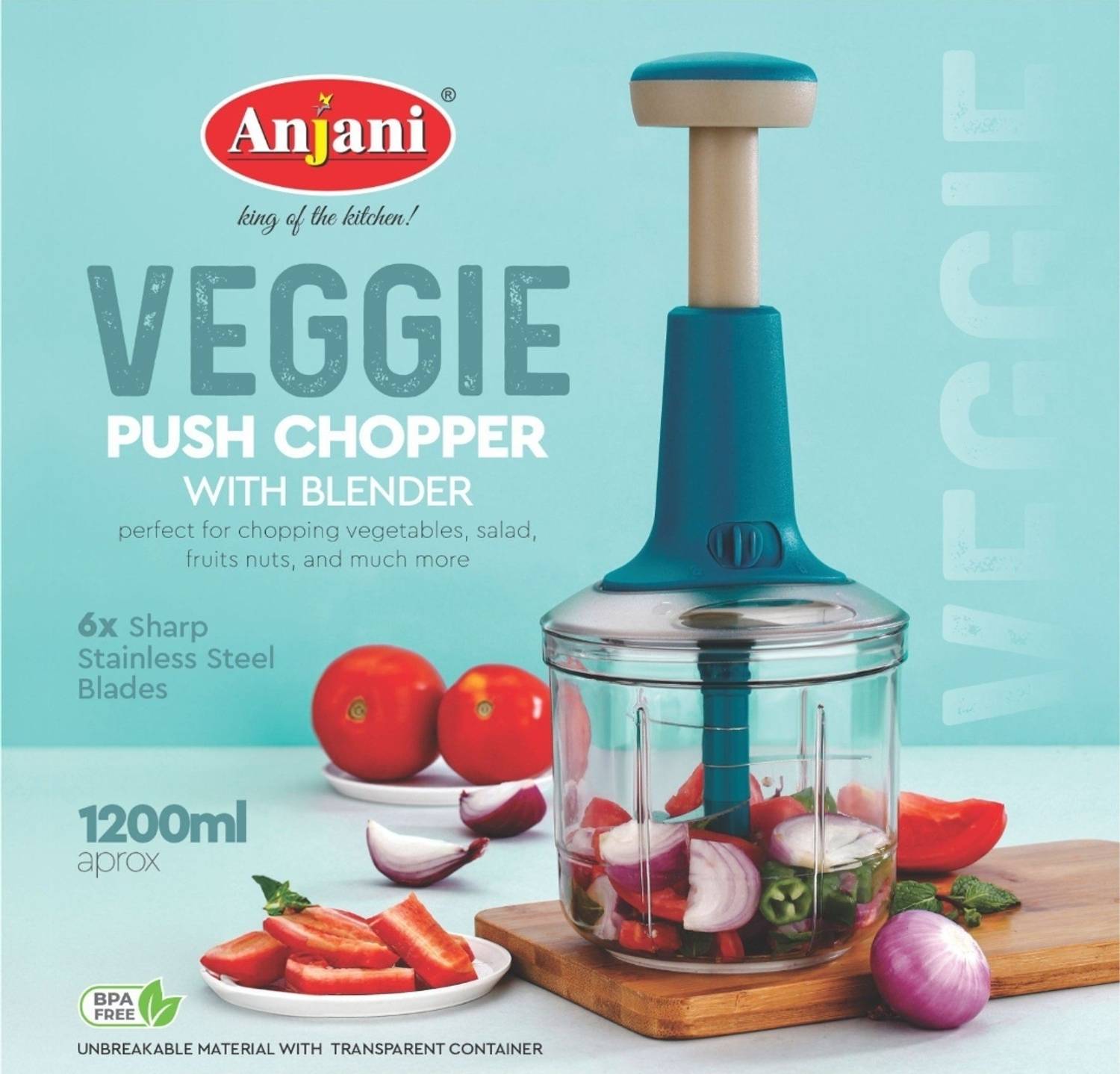 Anjani SS-1200ML-PRO Vegetable & Fruit Slicer