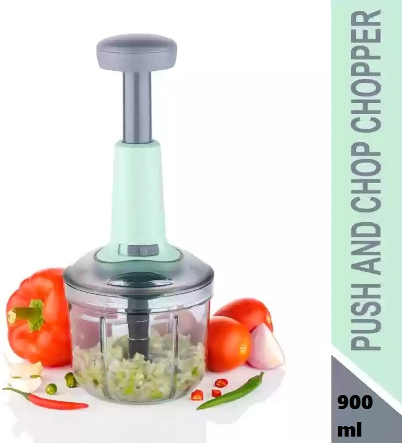 Image of RK EMPIRE Push choppers for Kitchen choper chooper hand press manual food Onion Vegetable & Fruit Chopper
