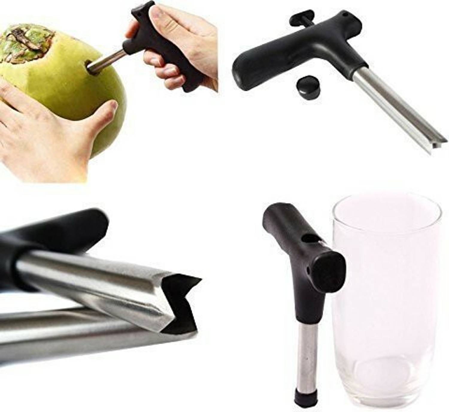 ANUPAM Anupam Stainless Steel Coconut Opener Kitchen Tool Set