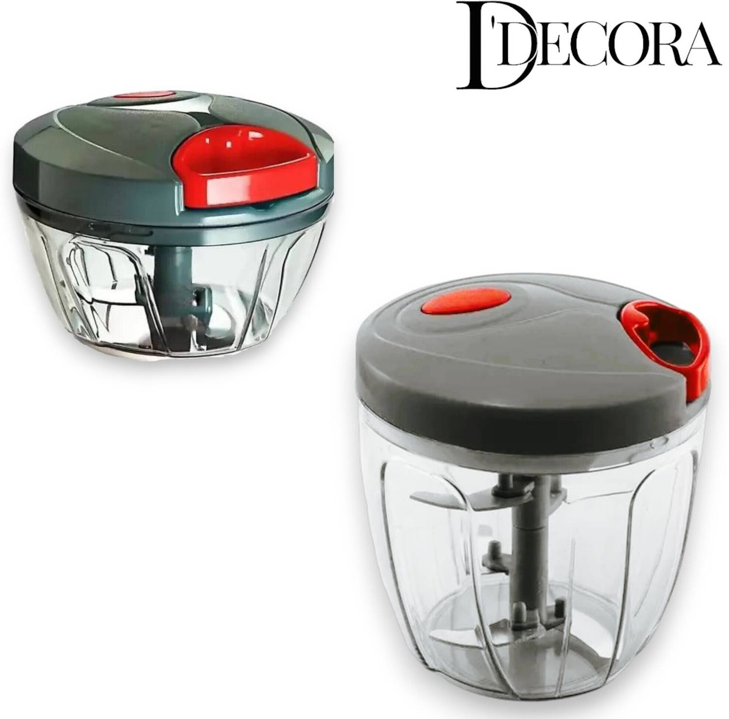 DDecora 450 ML +1000 ML Chopper combo with stainless steel Powerf