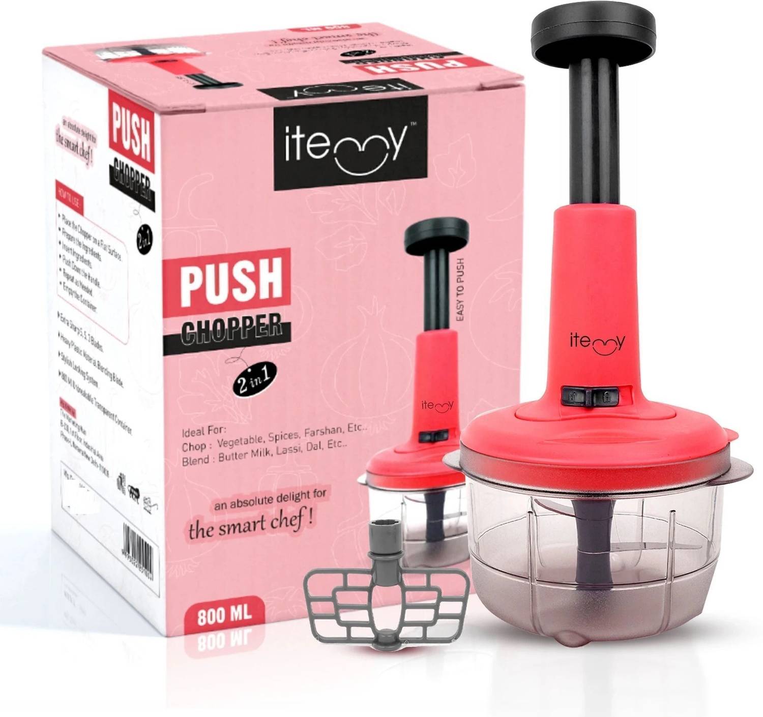 Itemy 2 In 1 Chopper Vegetable & Fruit Chopper (1 Vegetable Chopp