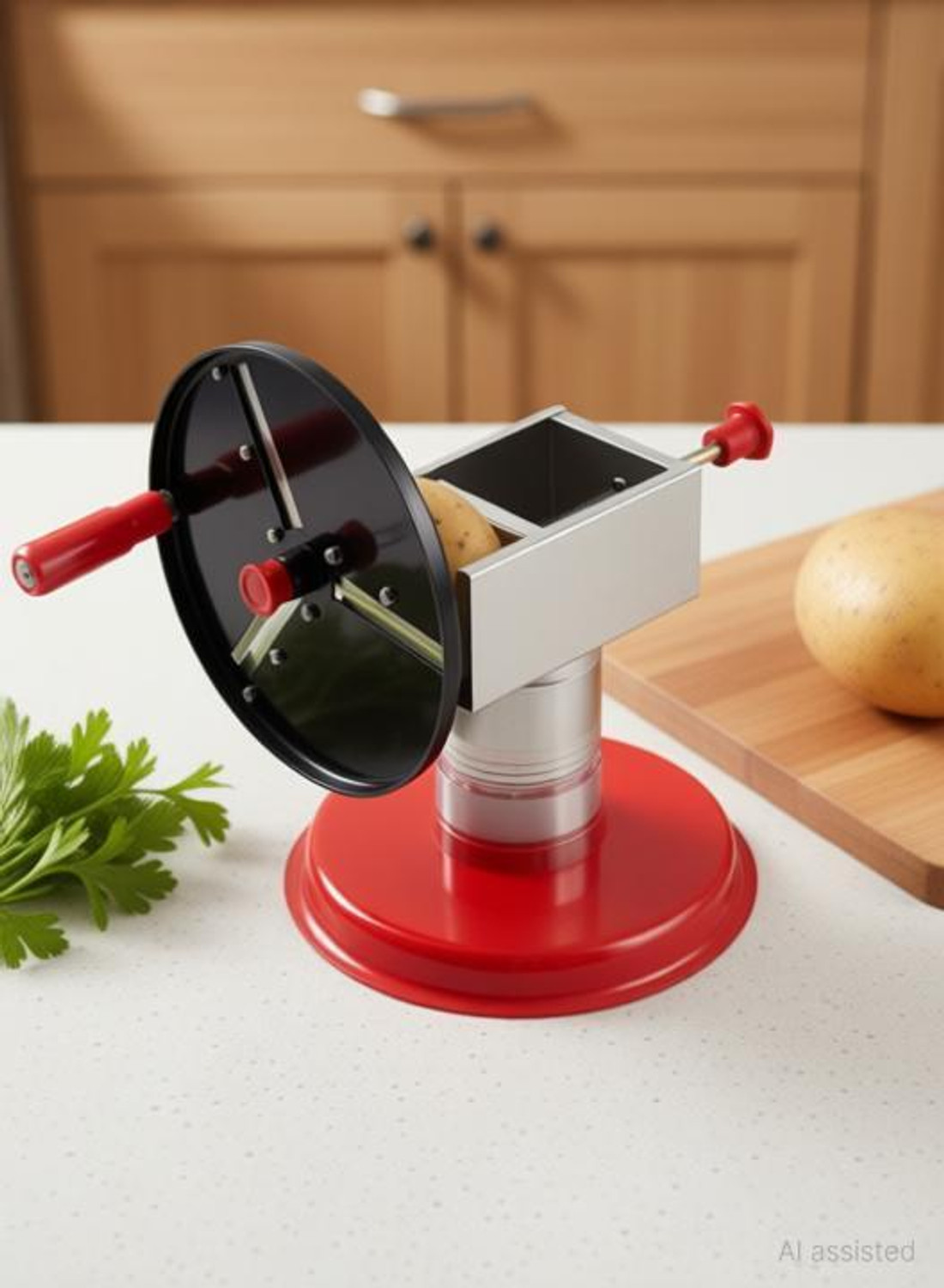 Image of SIDDHESHWAR TRADING Chopper Wafer Maker is suitable for Vegetable and potato Cuttings Potato Slicer