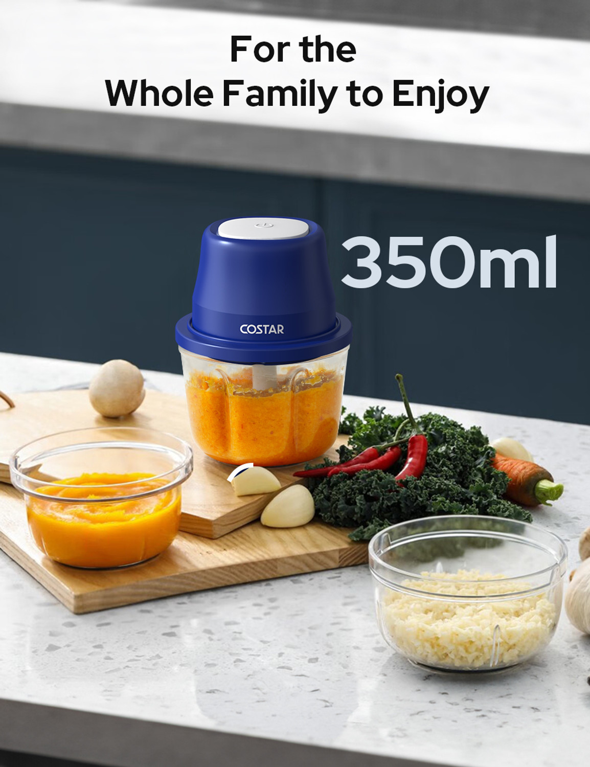 Image of Costar Rechargeable Mini Electric Chopper Electric Vegetable & Fruit Chopper