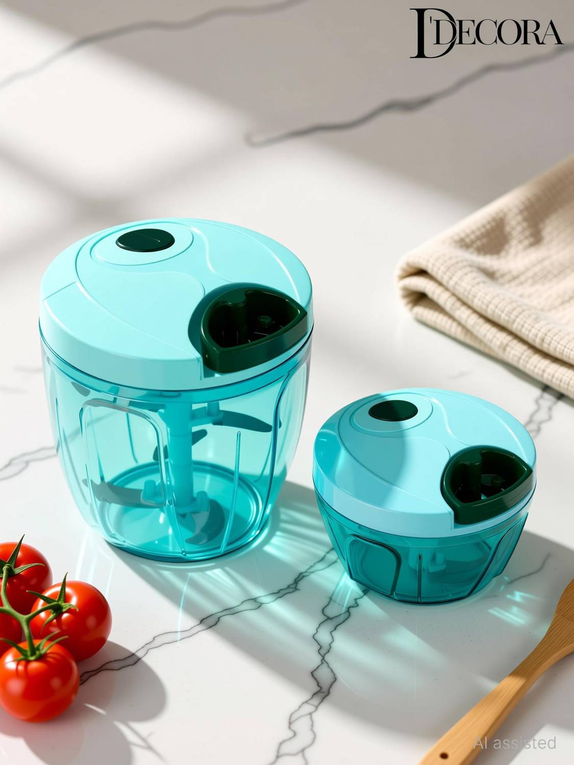 DDecora 450 ML + 1000 ML Green Chopper Combo - Image 2