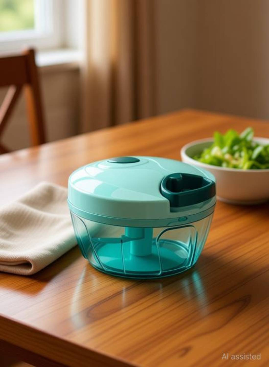 AMAZEE Handy Quick Cutter Vegetable Fruit Nut Onion Chopper, Hand Meat Grinder Mixer Fo Vegetable & Fruit Chopper