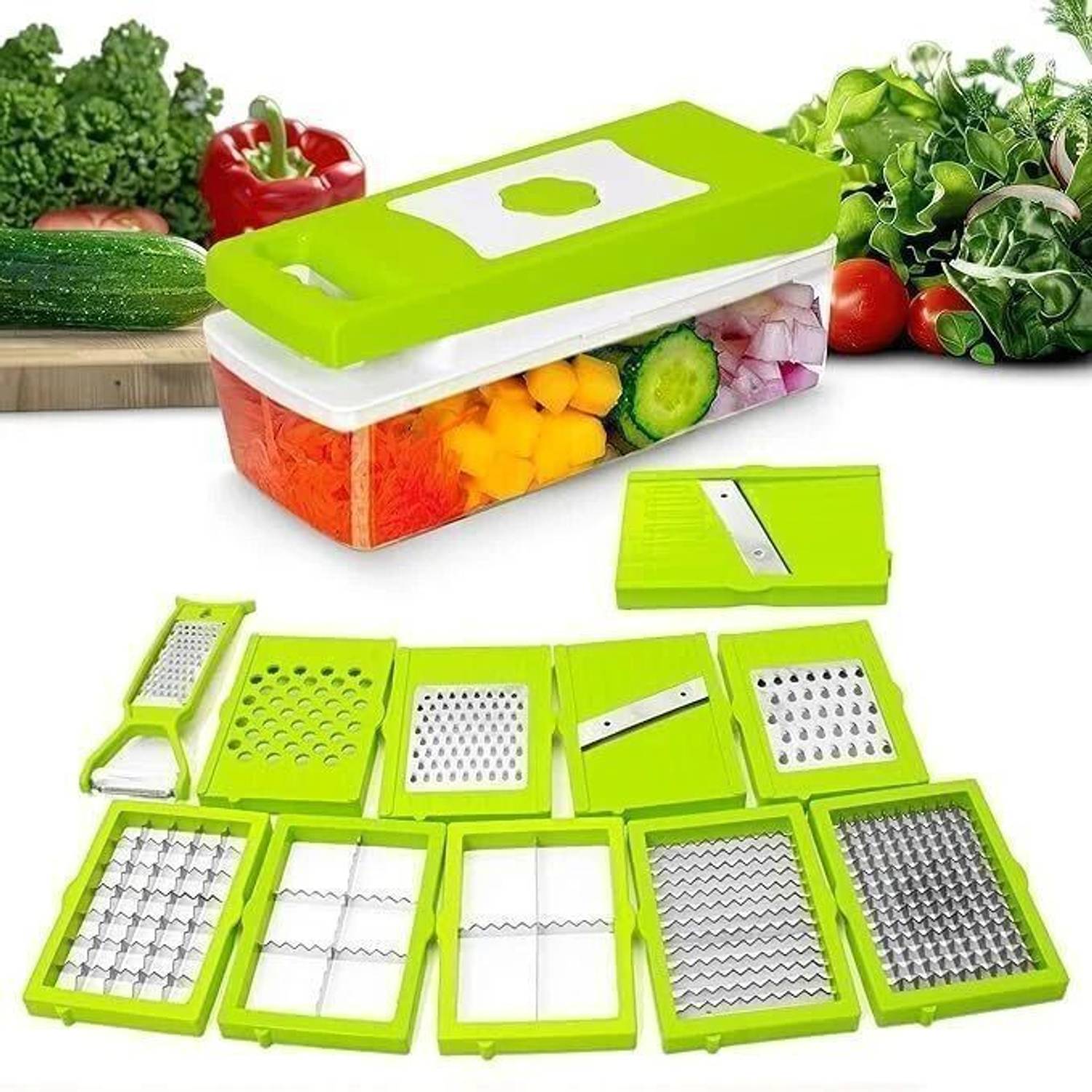 ANJIL 12 in 1 Vegetable and Fruit Chopper - Image 3