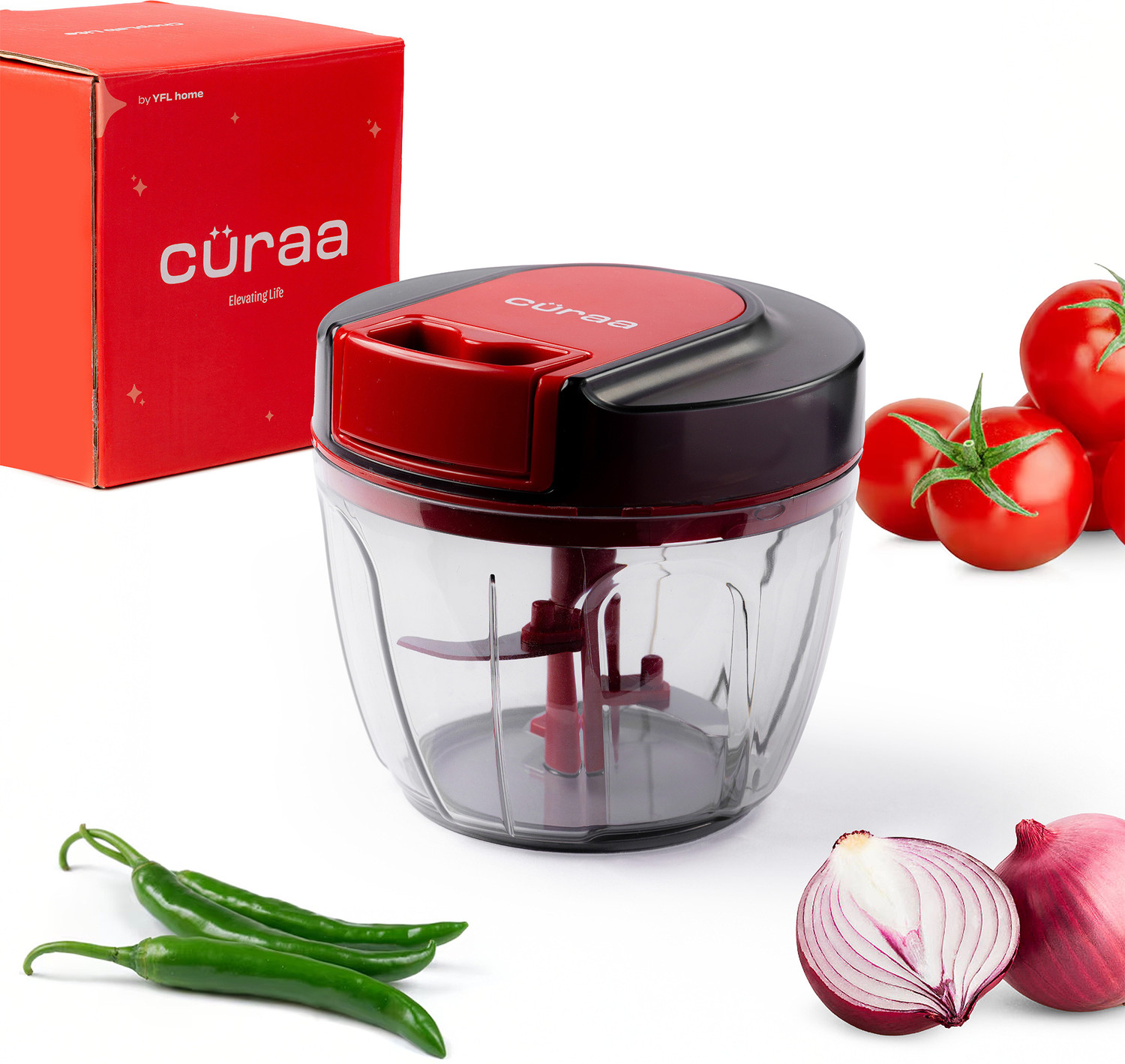Image of Curaa Choplab Lite 650ML Vegetable & Fruit Chopper