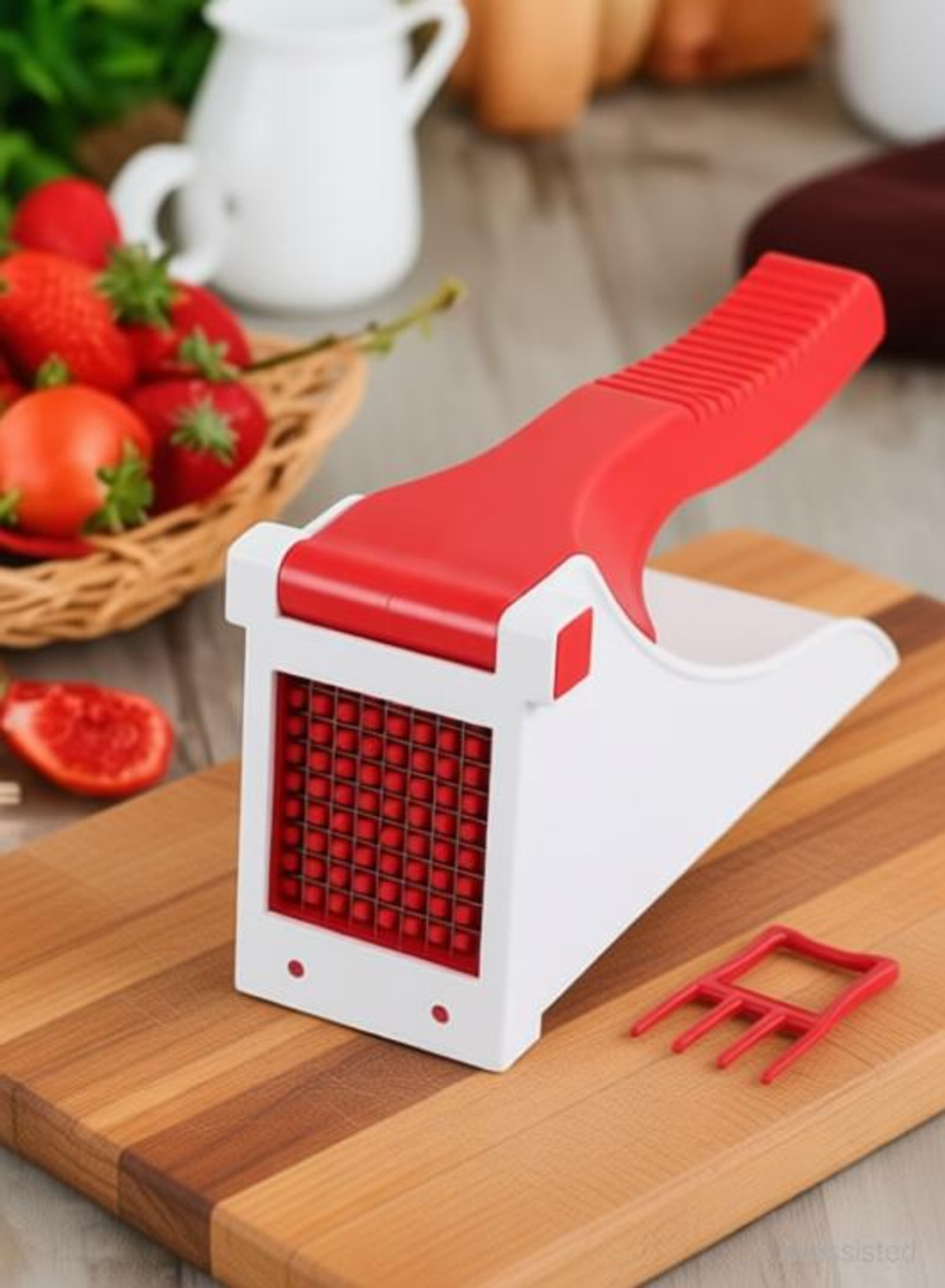 Image of Mohit Plastic Potato Chipser | French Fries Chips Maker Machine | Snacks Cutter /Chipser Vegetable & Fruit Chopper