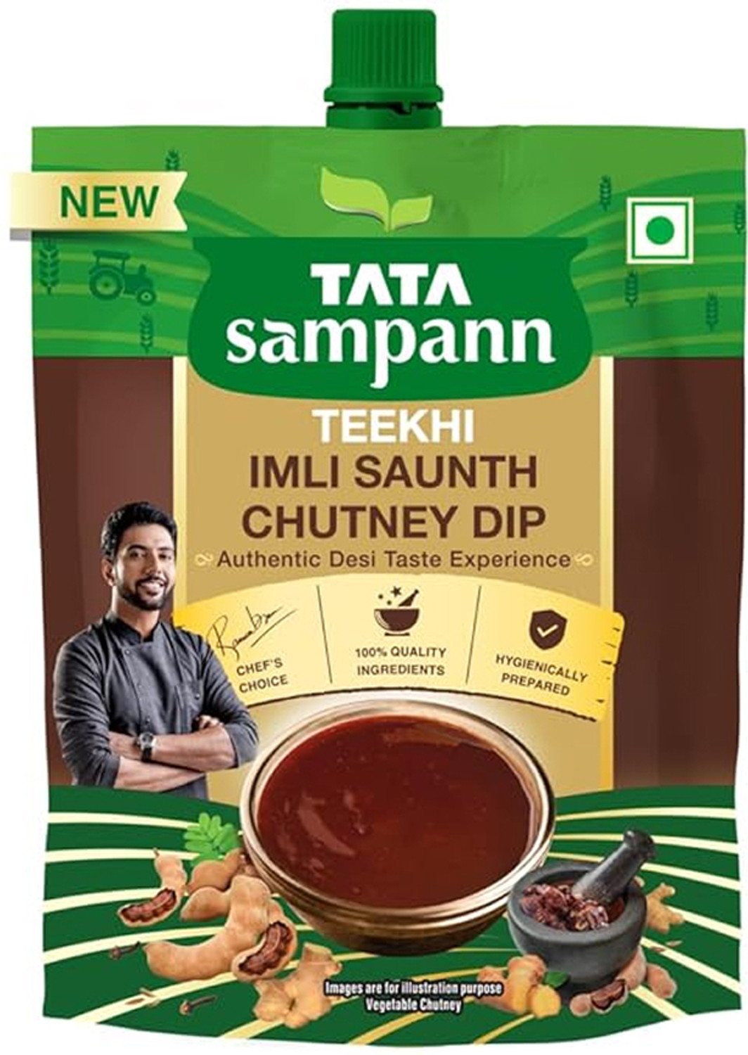 Image of Tata Sampann Imli Saunth Chutney Dip 200gm | Chutney Paste