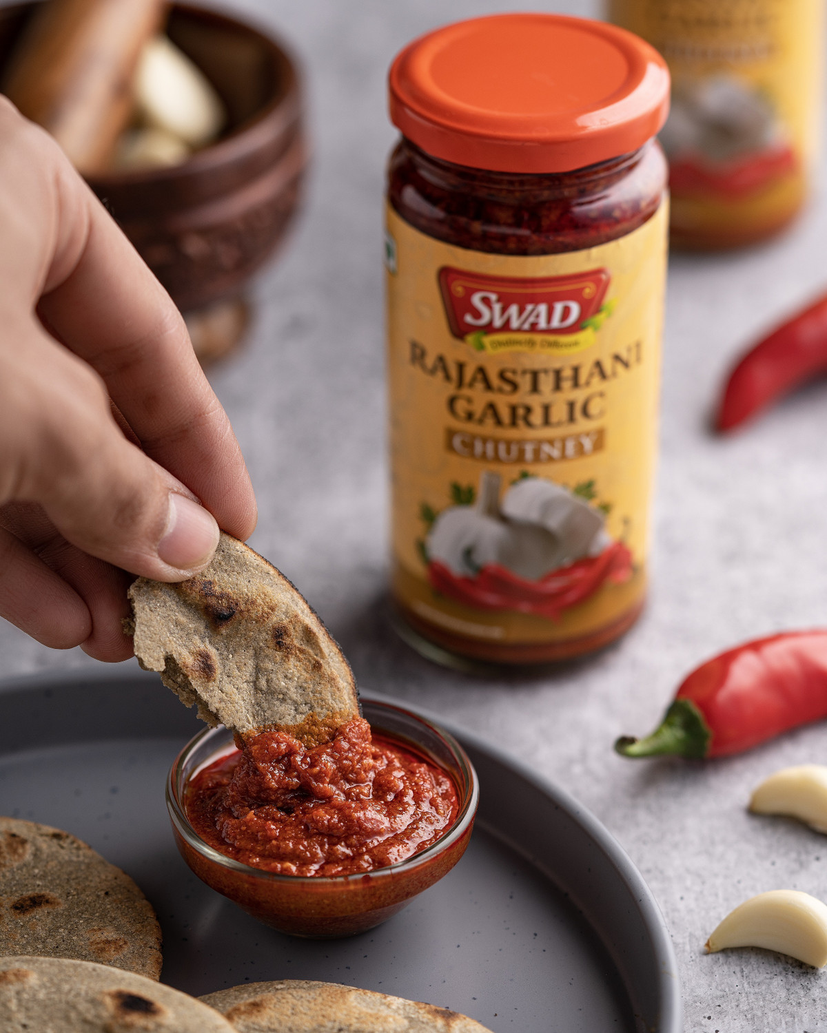 Image of SWAD Rajasthani Garlic Chutney Chutney Paste