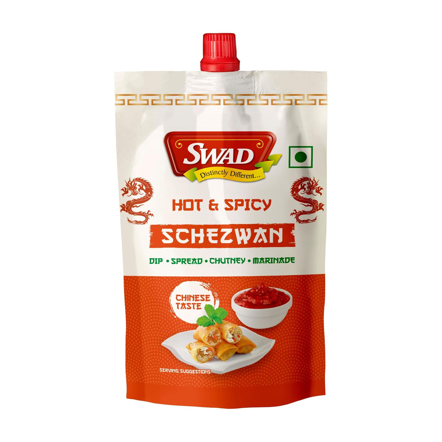 Image of SWAD Hot & Spicy Schezwan 150g | Dip | Spread | Chutney | Marinate Chutney Paste
