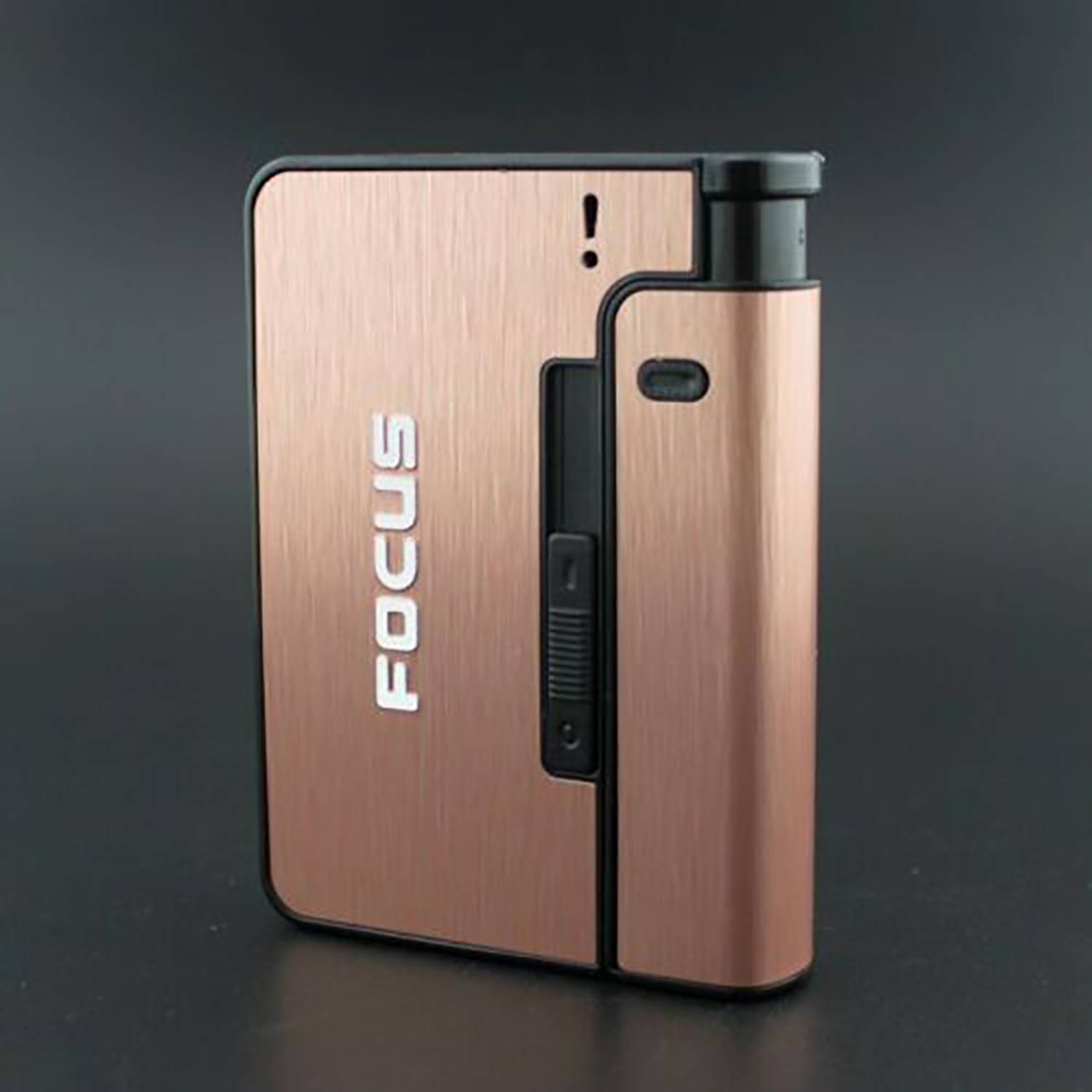 focus pioneer automatic cigarette case YH001 Holder Box with Portable Lighter I Suitable for 08 pcs 84mm Long King Size Cigarettes (Random Color): Buy Online at Best Price in Egypt 2 in 1 Cigarette Case