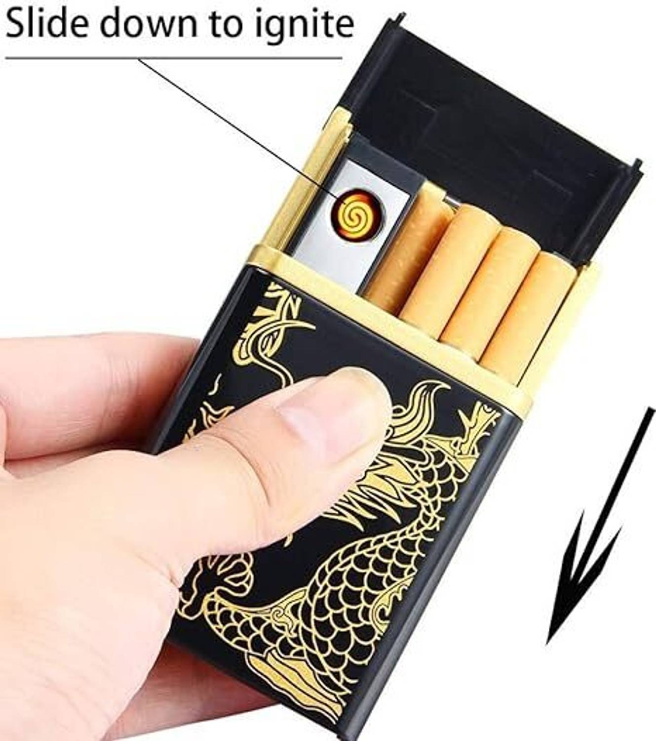 FLAMEMATE Cigarette Receptacle Black - Image 2