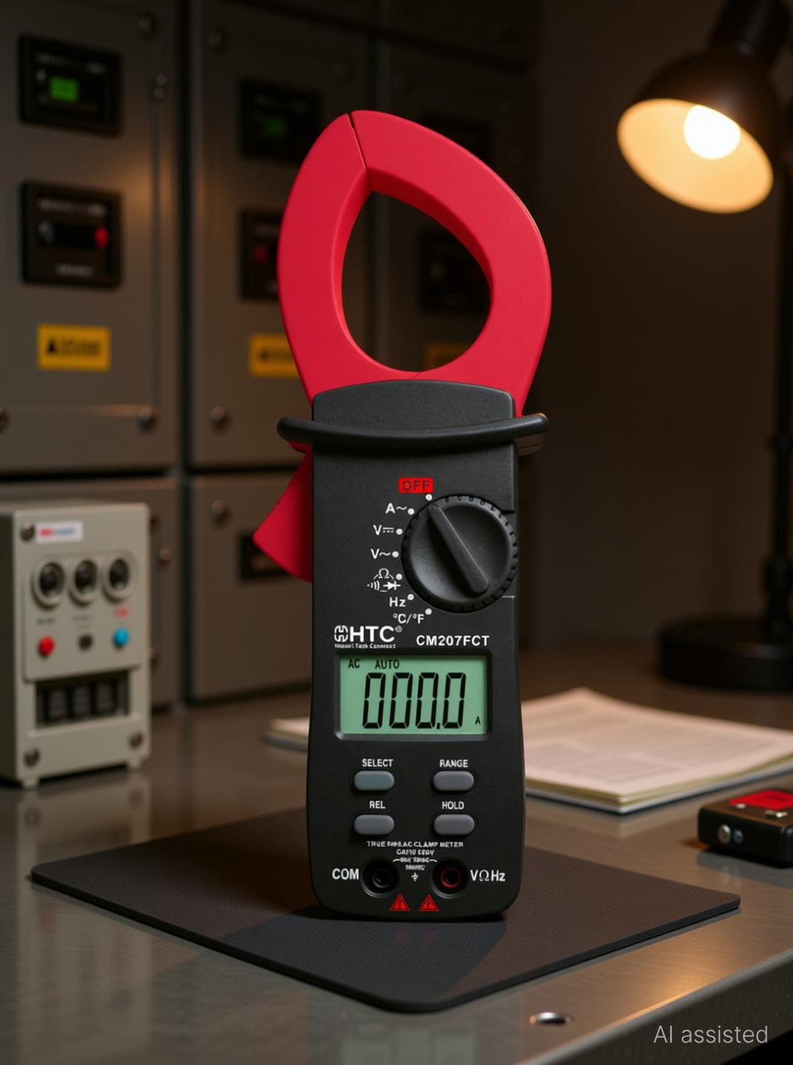 Image of HTC Instruments newHTC INSTRUMENTS CM207 DIGITAL AC CLAMP METER Digital Multimeter